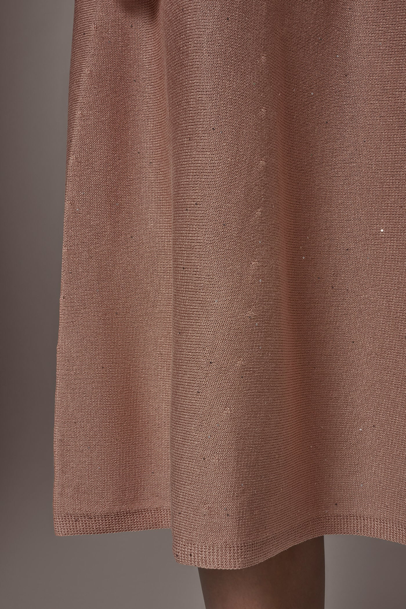 Umbria SEQUIN MIDI A-LINE SWEATER SKIRT Donna Karan