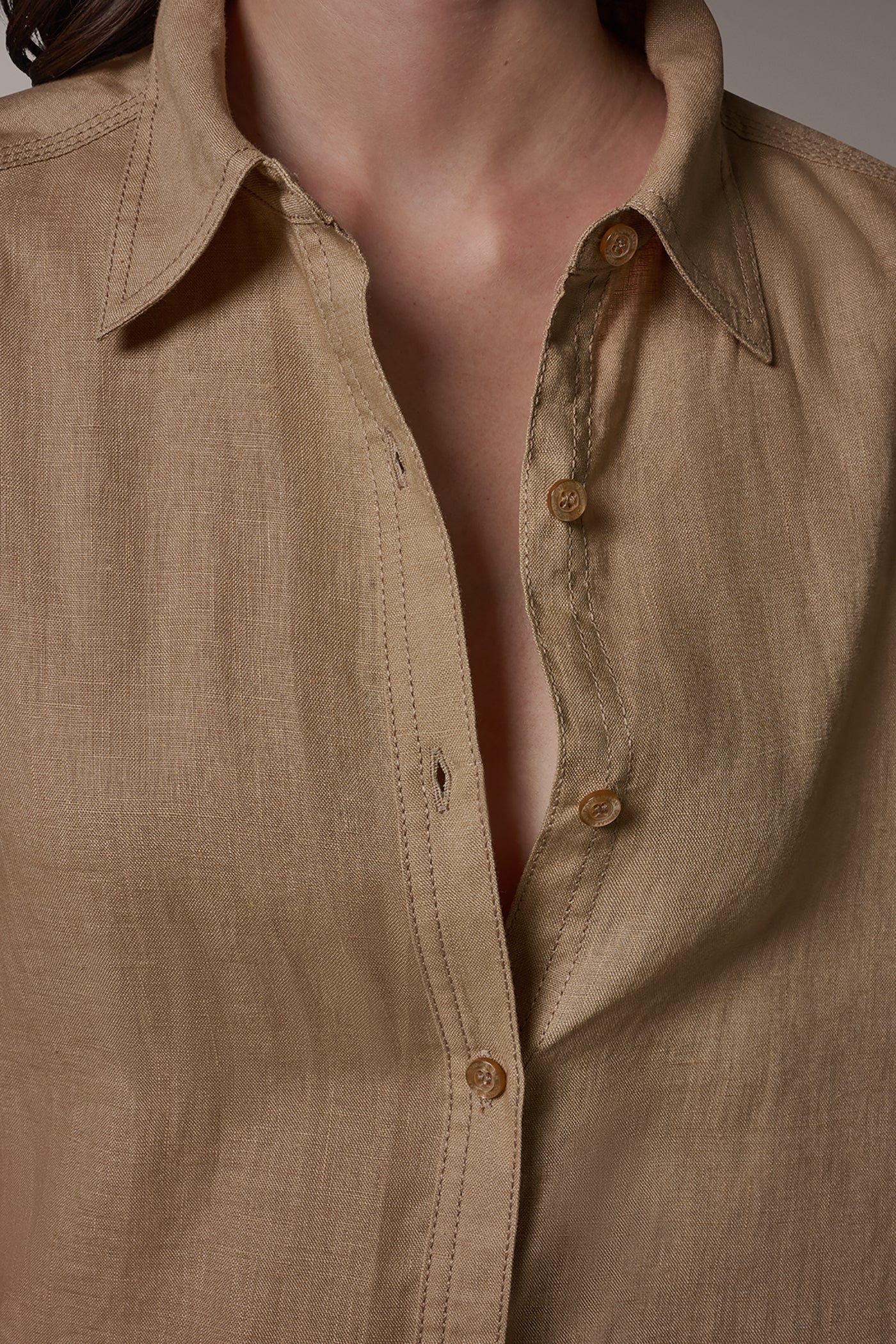 FAWN LONG SLEEVE SHIRT Donna Karan