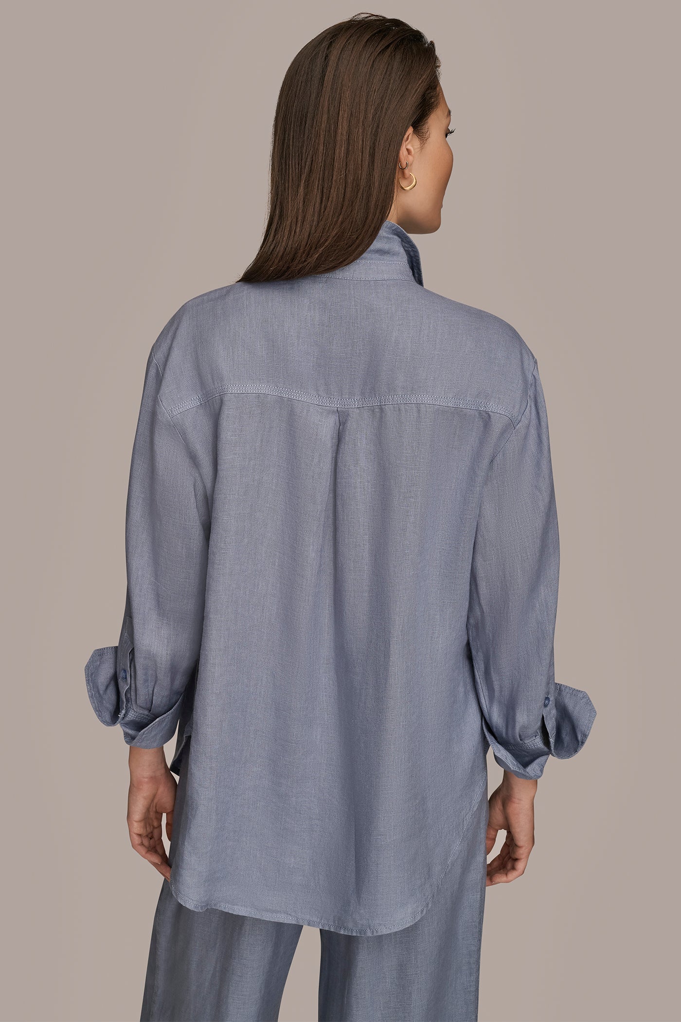 Tempest LONG SLEEVE SHIRT Donna Karan