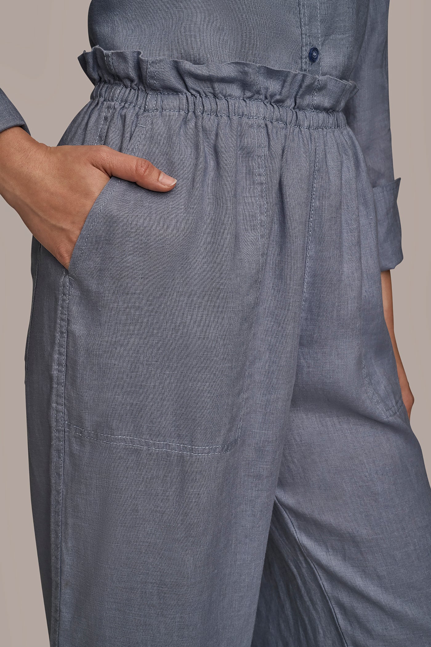 Tempest HIGH-RISE PAPERBAG PANT Donna Karan