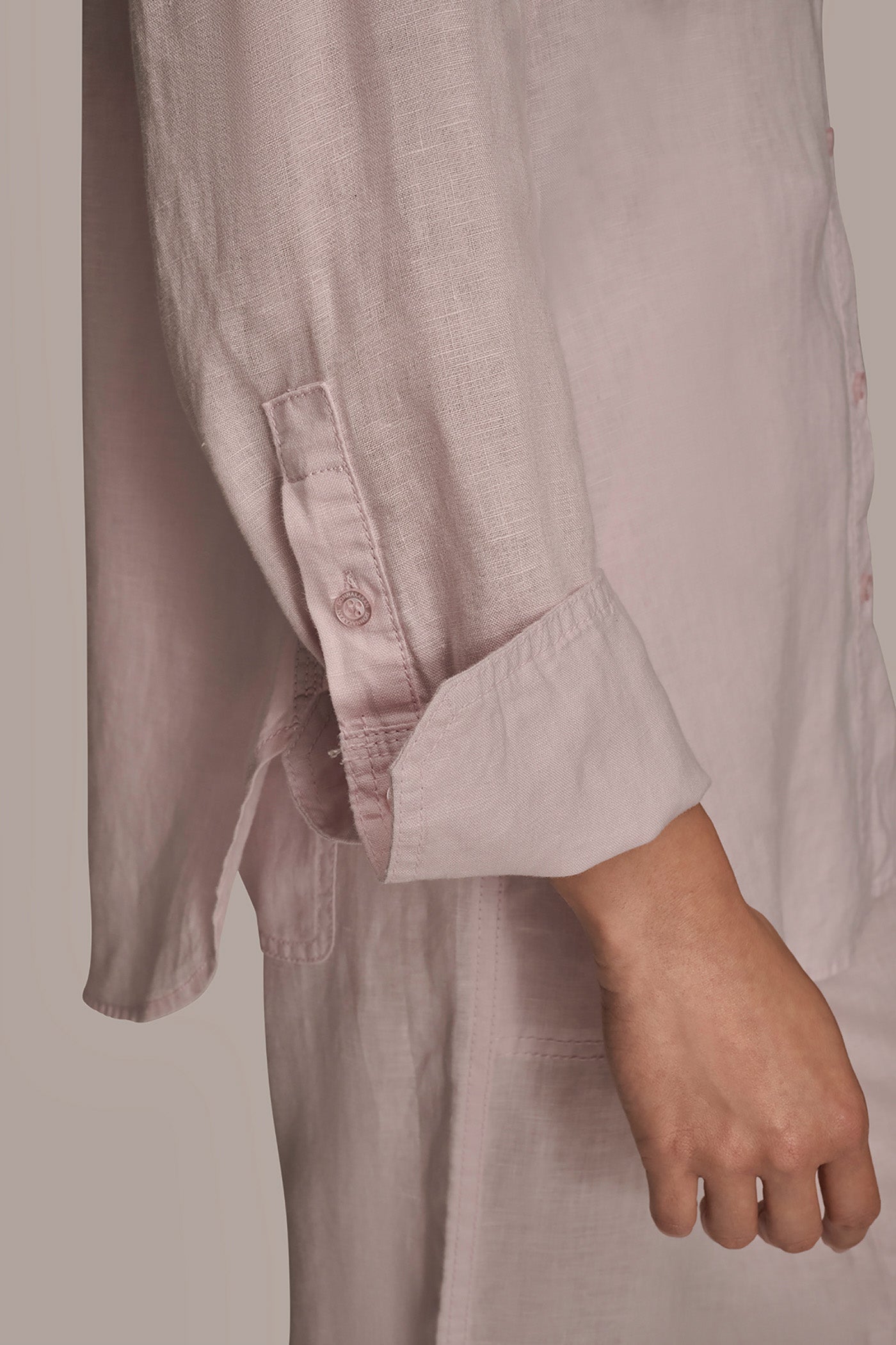 PINK WISTERIA LONG SLEEVE SHIRT Donna Karan