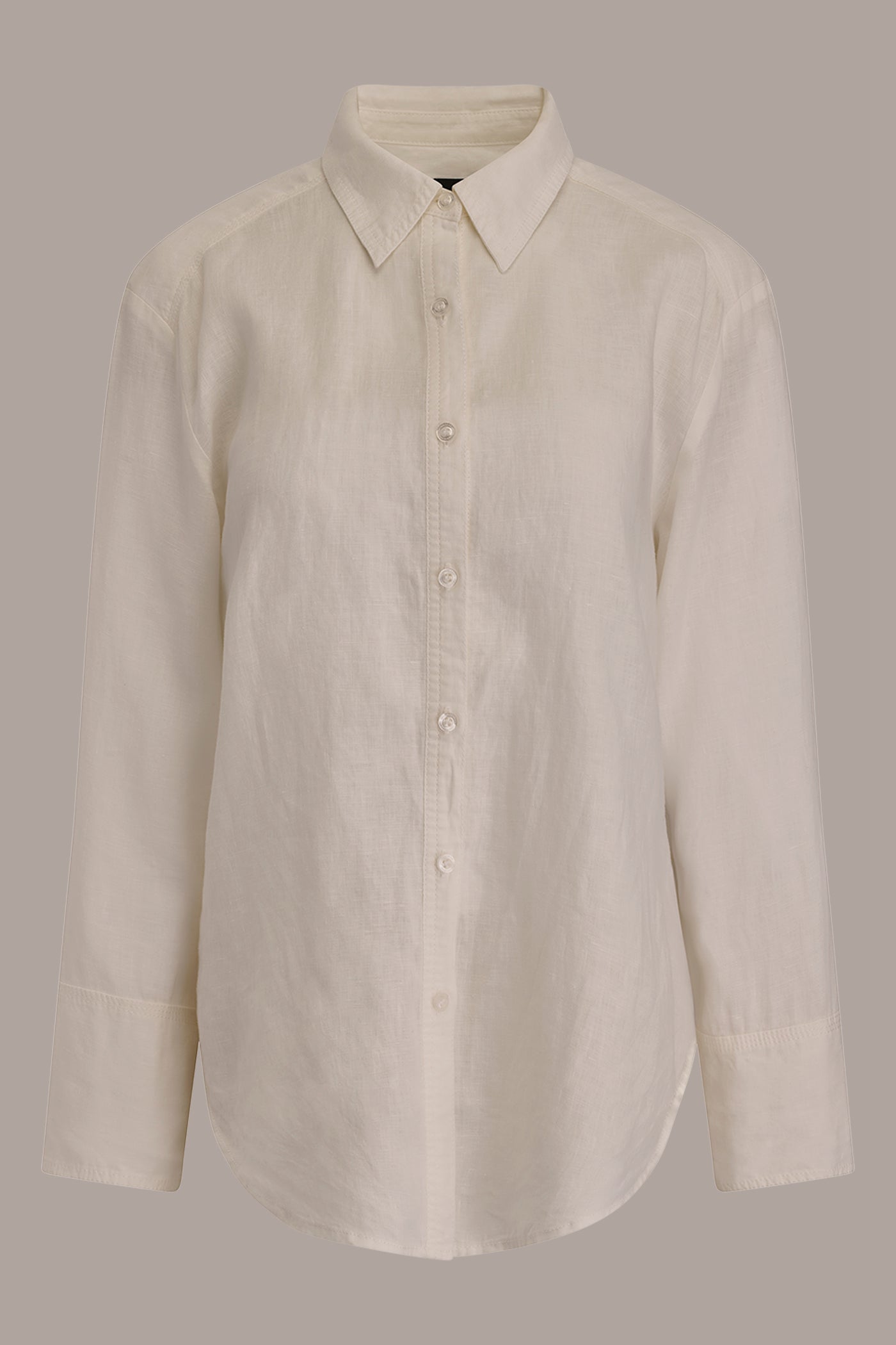 CREAM LONG SLEEVE SHIRT Donna Karan