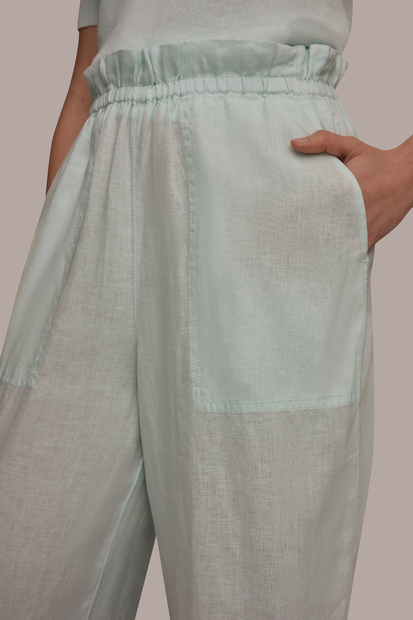 Skylight HIGH-RISE PAPERBAG PANT Donna Karan