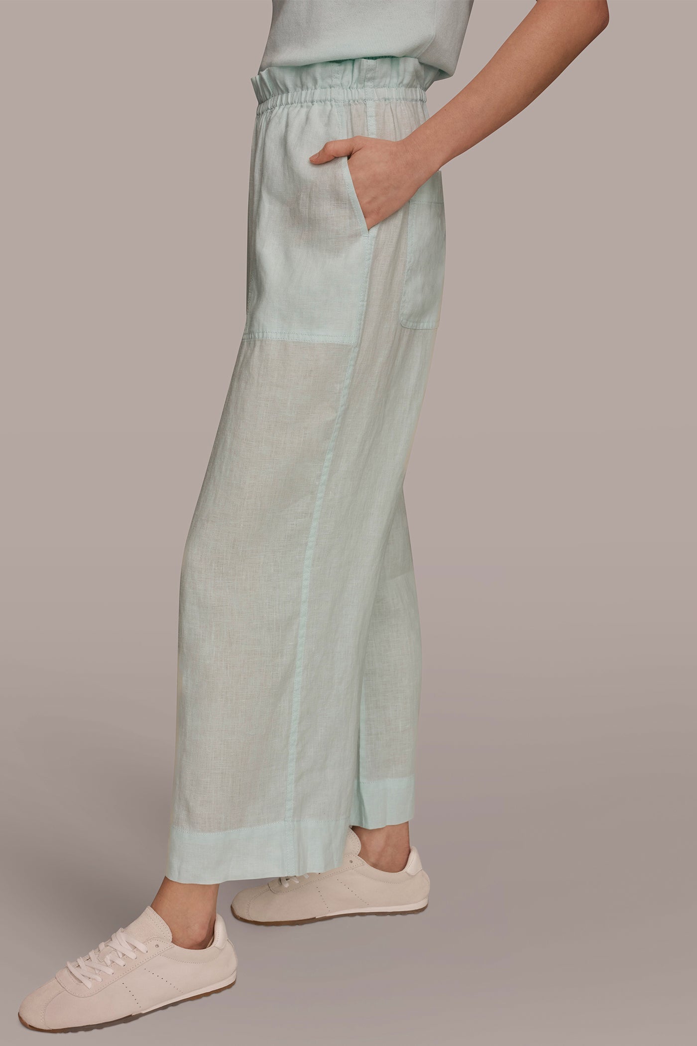 Skylight HIGH-RISE PAPERBAG PANT Donna Karan