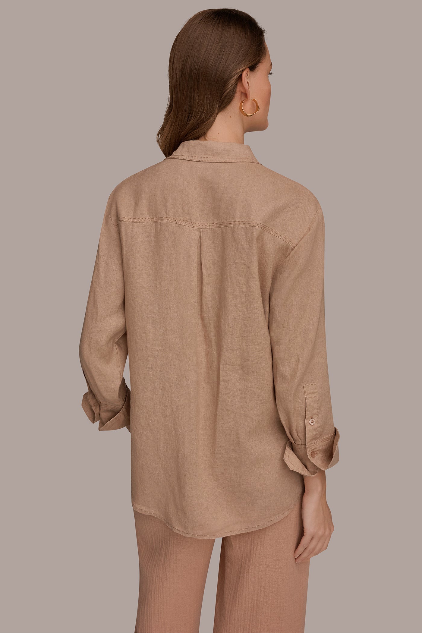 Umbria LONG SLEEVE SHIRT Donna Karan