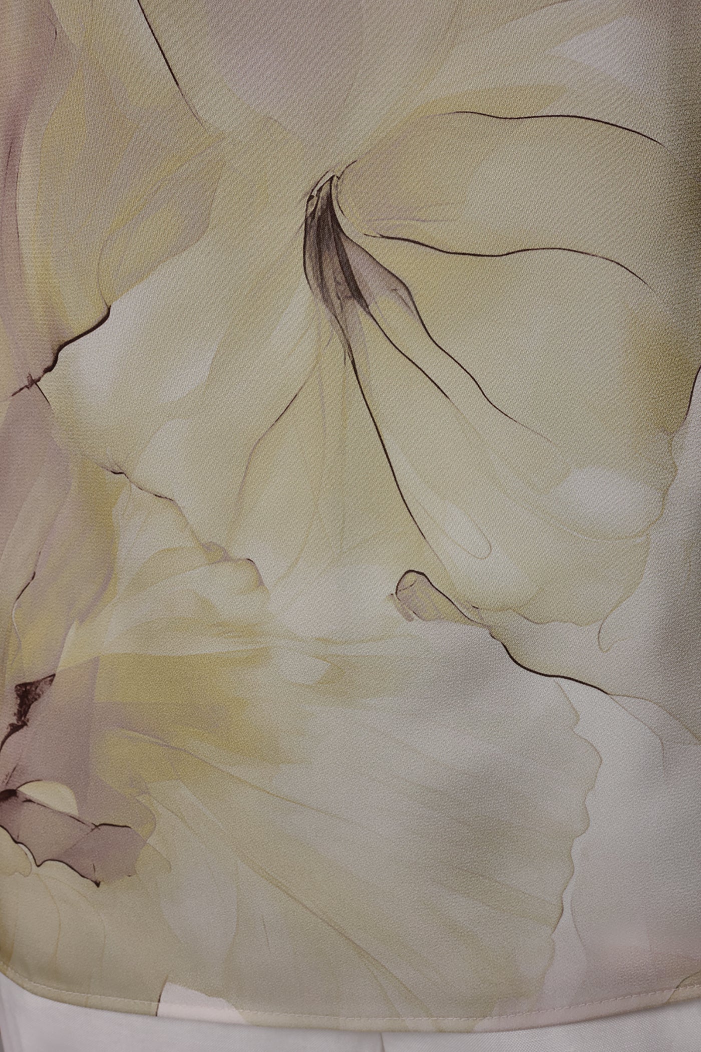 Citrus Green Combo SLEEVELESS EXTENDED SHOULDER TOP Donna Karan