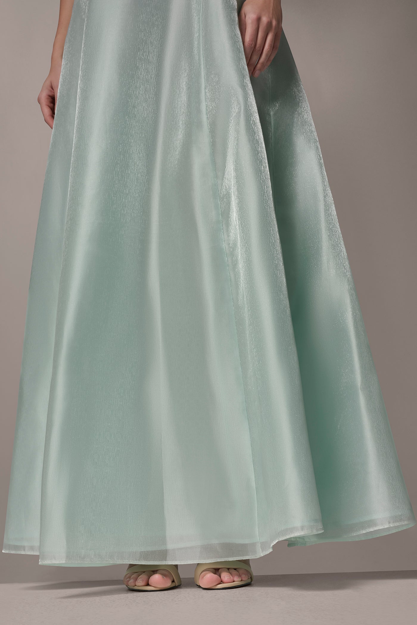 Skylight ORGANZA TWIST ONE-SHOULDER BALL GOWN Donna Karan