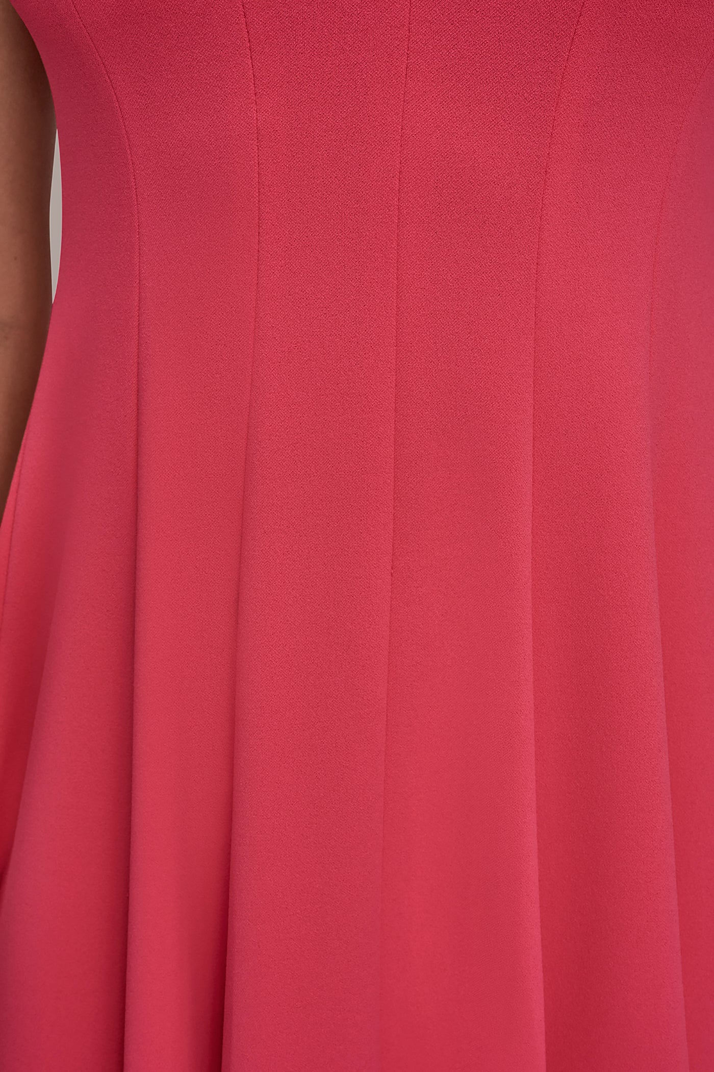 Azalea SLEEVELESS BUTTON MIDI FIT AND FLARE DRESS Donna Karan