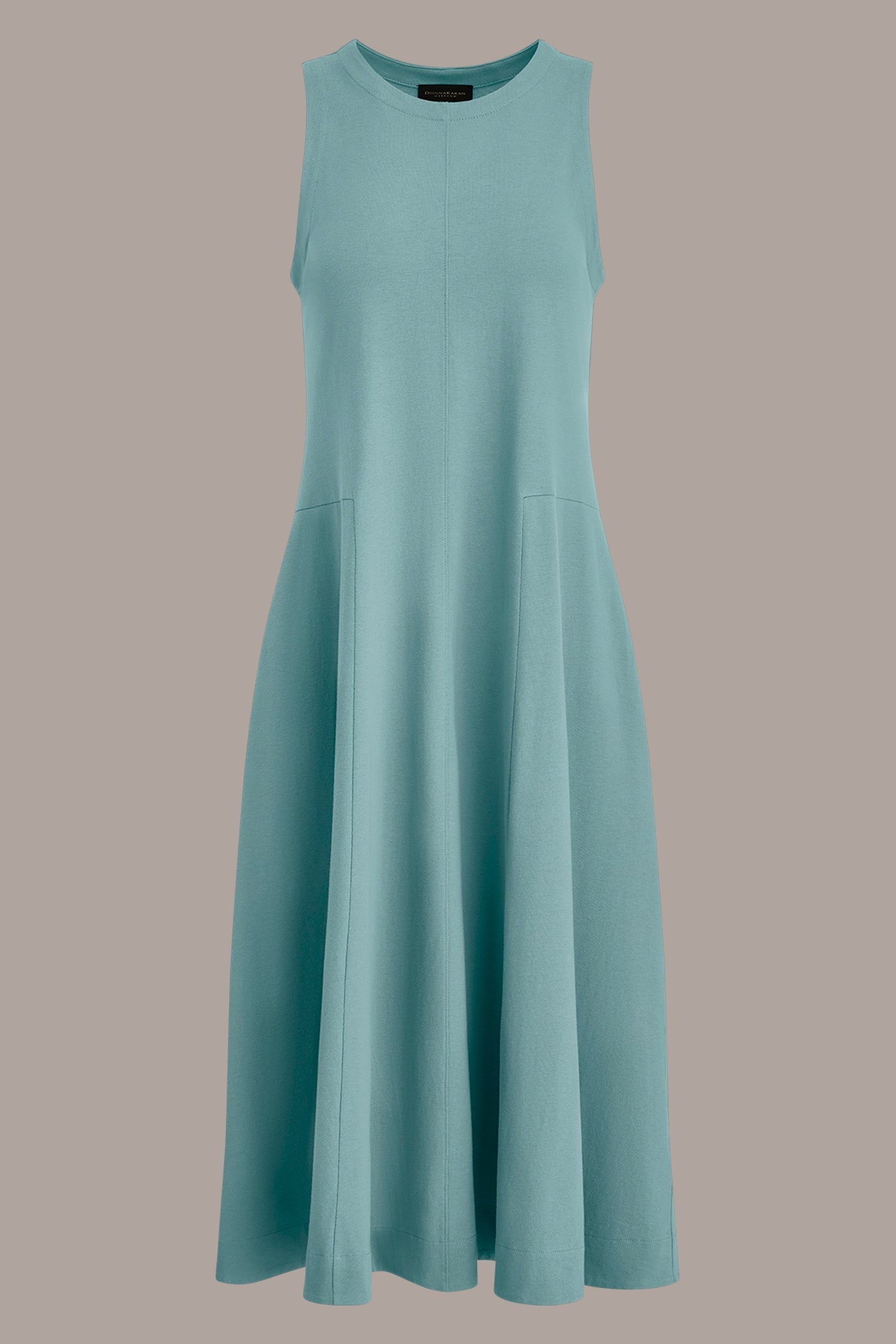 Waterlily SLEEVELESS MIDI TRAPEZE DRESS Donna Karan