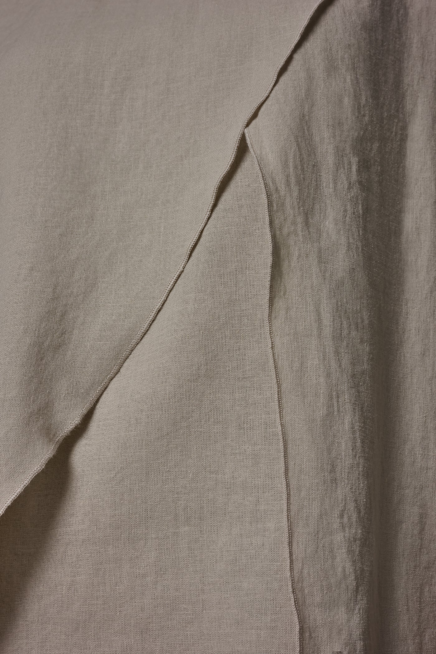 Sandstone 3/4 SLEEVE OVERLAY BLOUSE Donna Karan