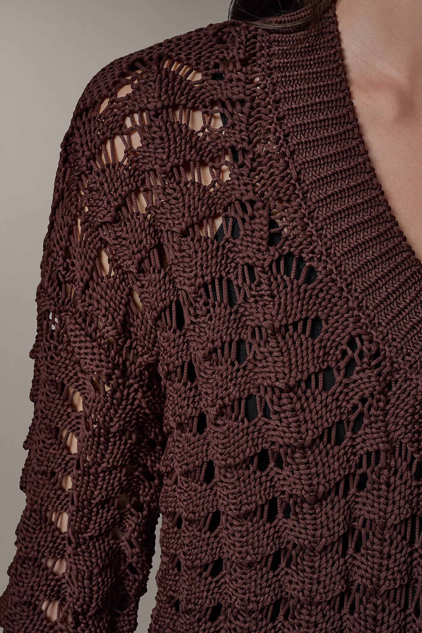 Canyon 3/4 SLEEVE SWEATER Donna Karan