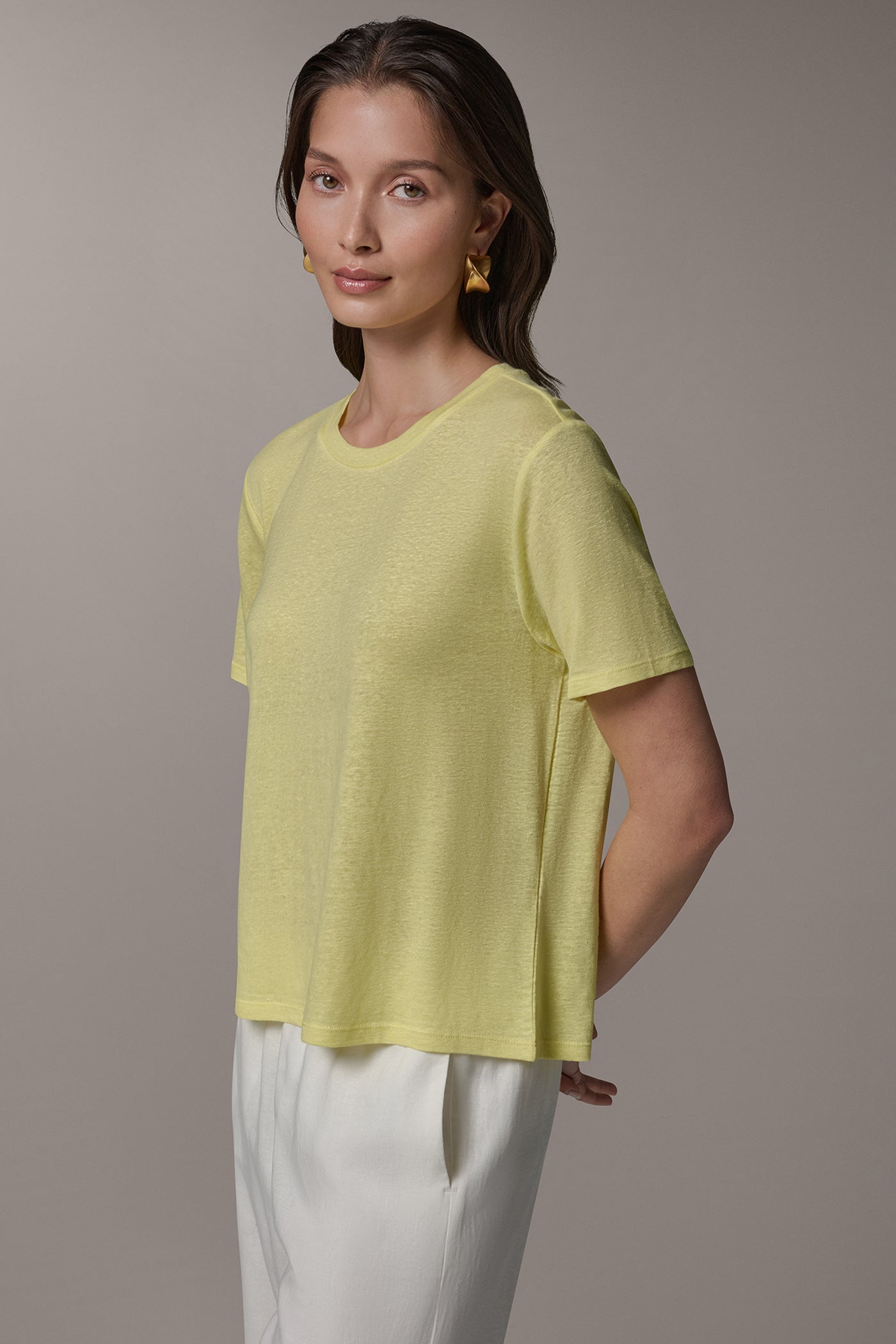 Limoncello SHORT SLEEVE TEE Donna Karan