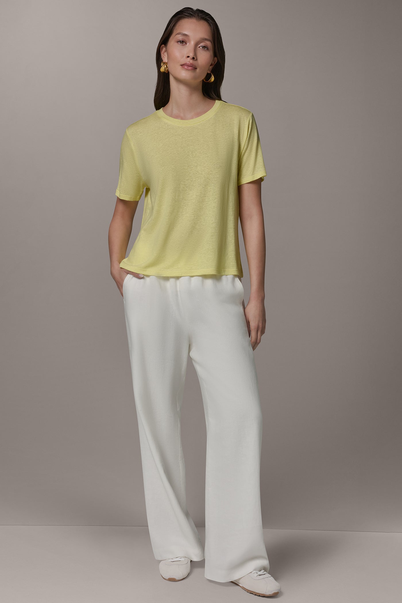 Limoncello SHORT SLEEVE TEE Donna Karan