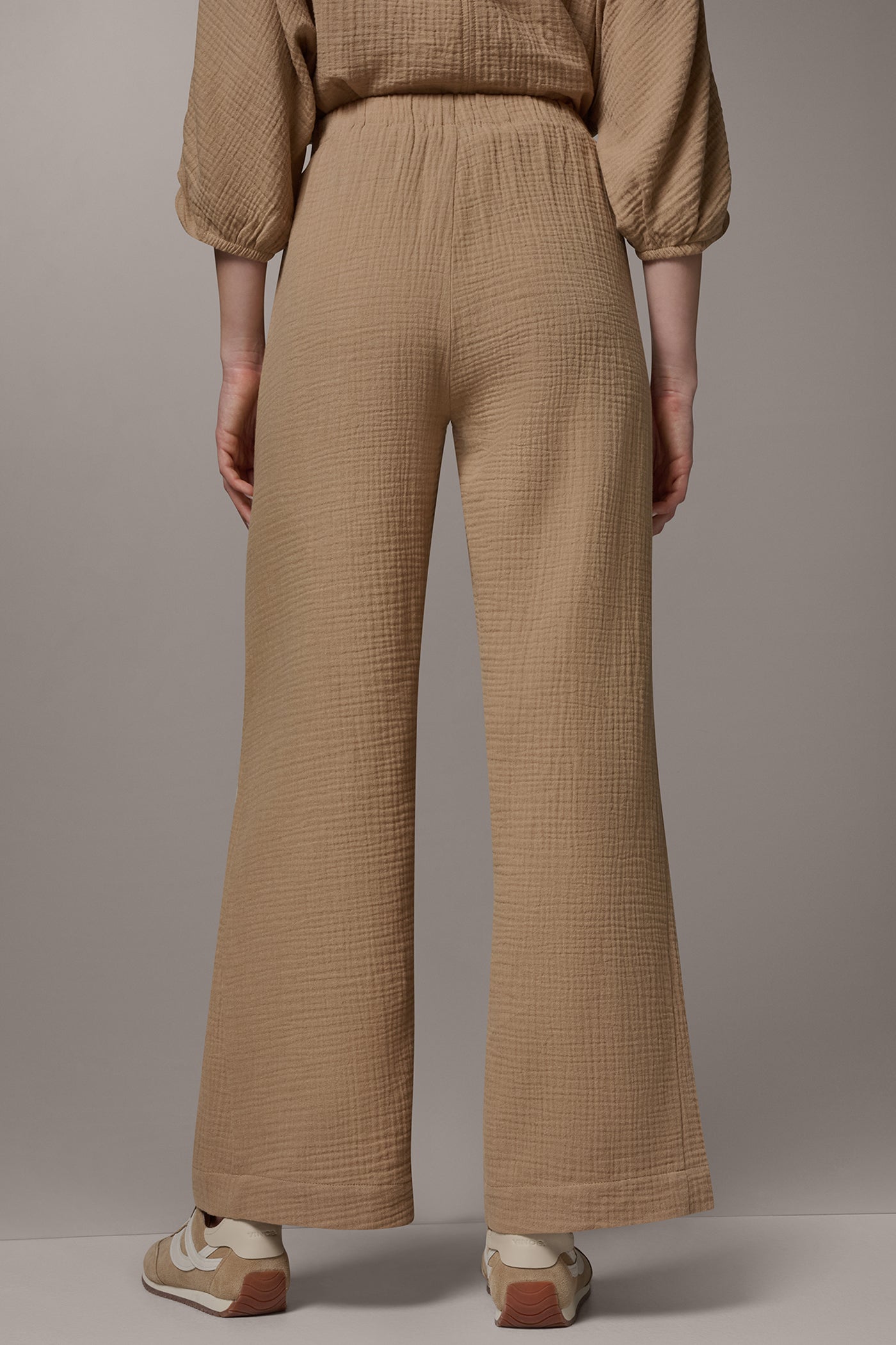 FAWN MID-RISE STRAIGHT-LEG PANT Donna Karan