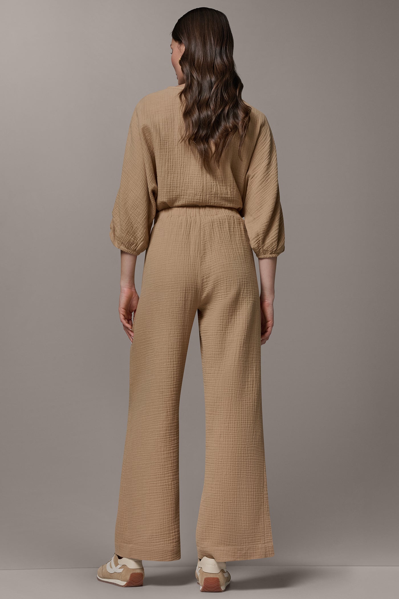 FAWN MID-RISE STRAIGHT-LEG PANT Donna Karan