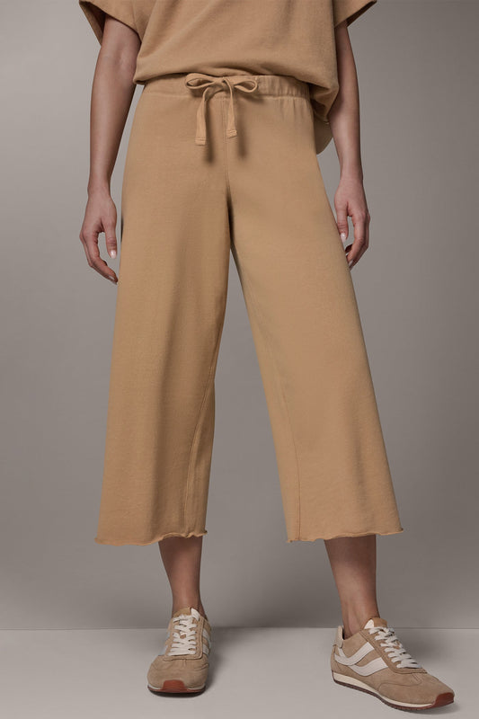 Fawn MID-RISE STRAIGHT-LEG CAPRI PANT Donna Karan