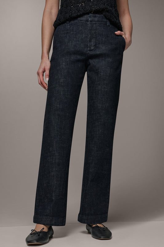 The Lacombe THE DONNA MID-RISE TROUSER JEAN Donna Karan