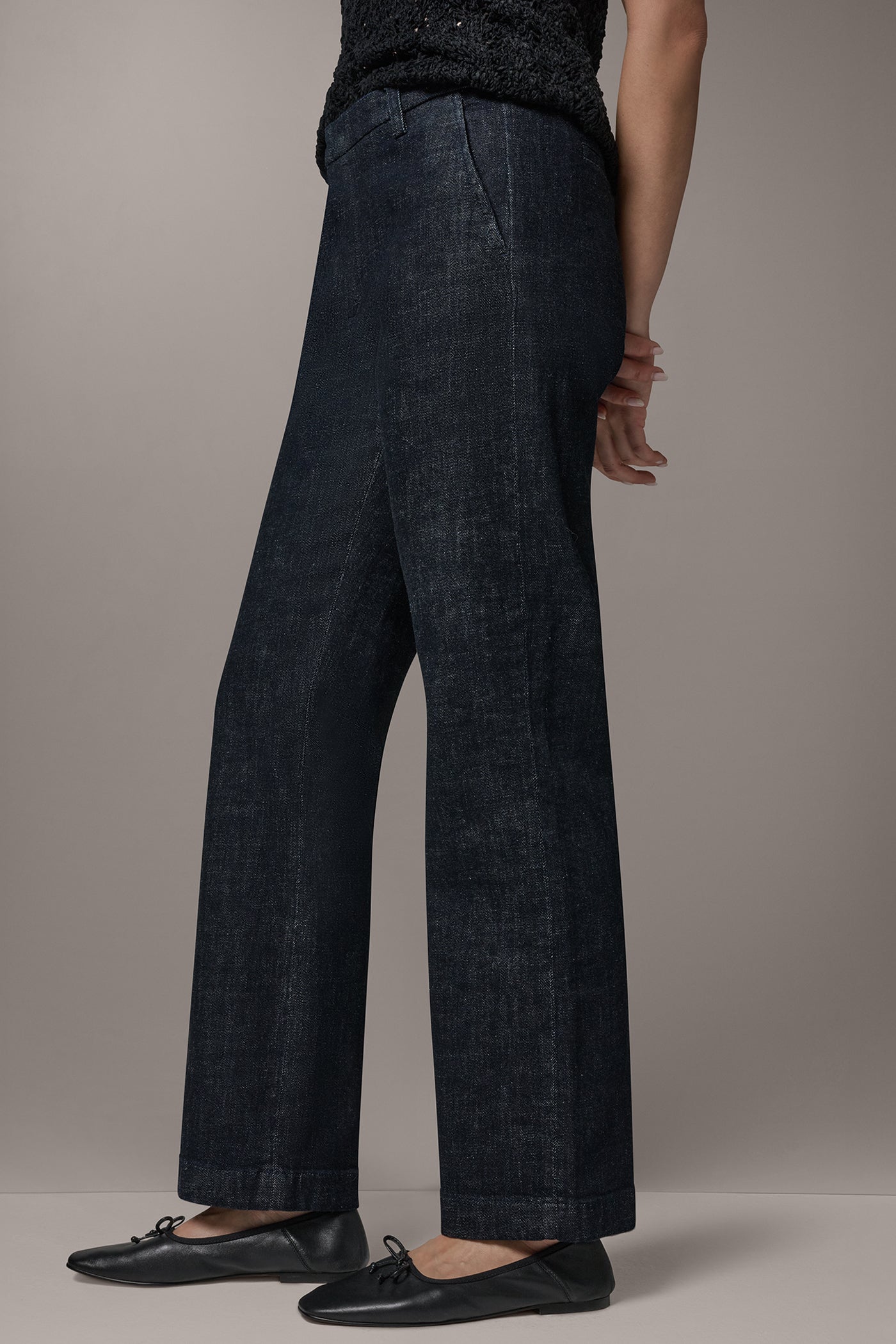 The Lacombe THE DONNA MID-RISE TROUSER JEAN Donna Karan