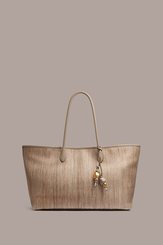 Moth WEEKEND MEDIUM RAFFIA TOTE Donna Karan