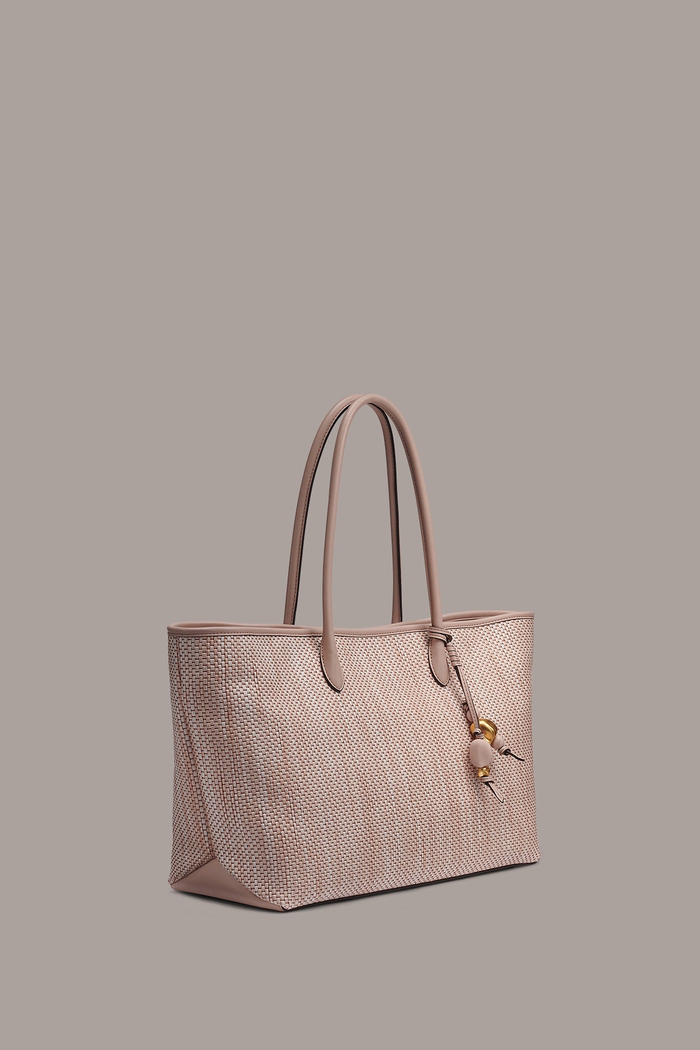 Snow Petal WEEKEND MEDIUM RAFFIA TOTE Donna Karan