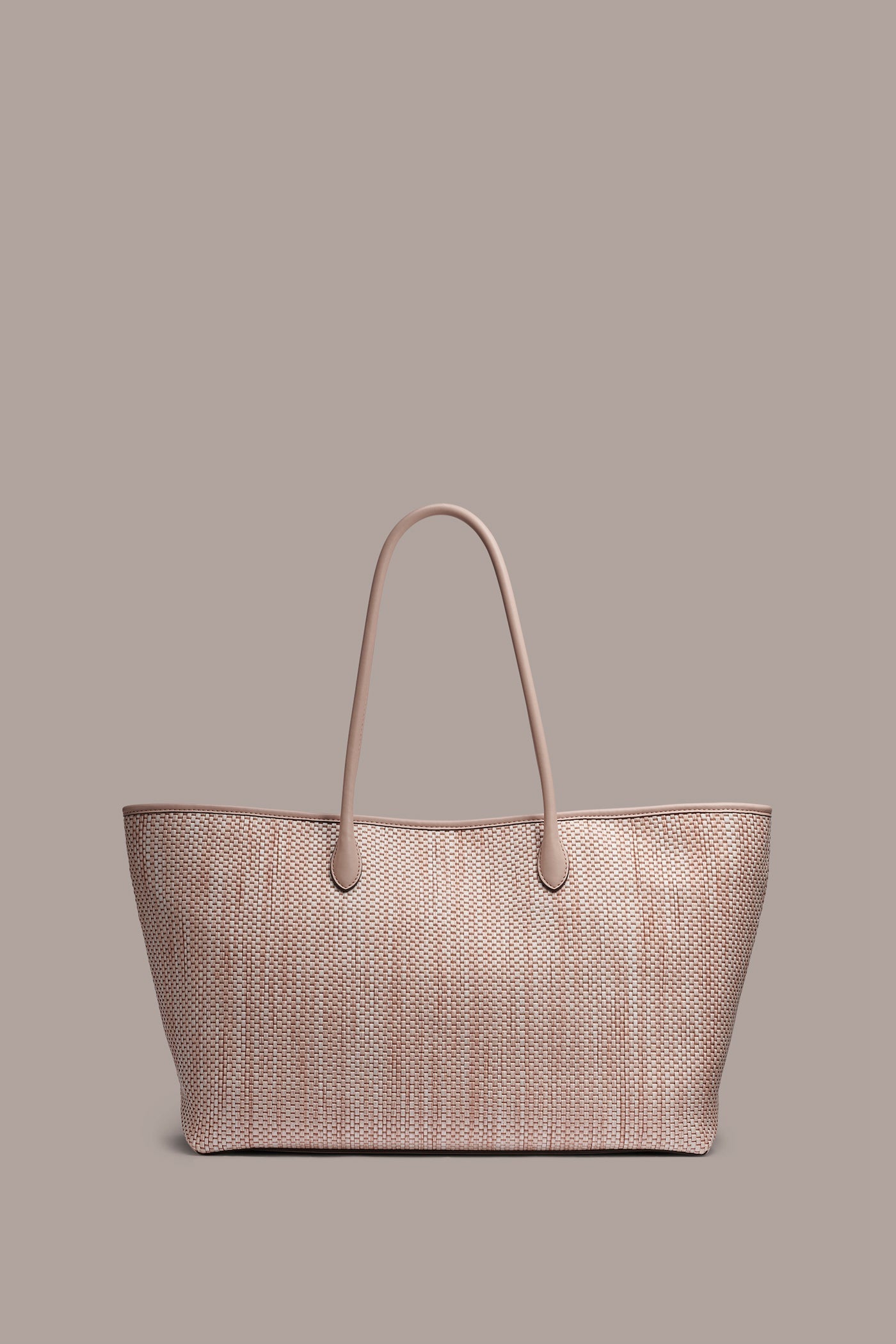 Snow Petal WEEKEND MEDIUM RAFFIA TOTE Donna Karan