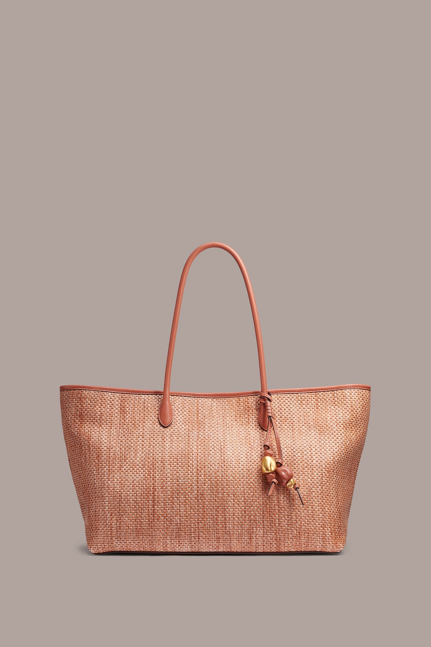 Amber WEEKEND MEDIUM RAFFIA TOTE Donna Karan