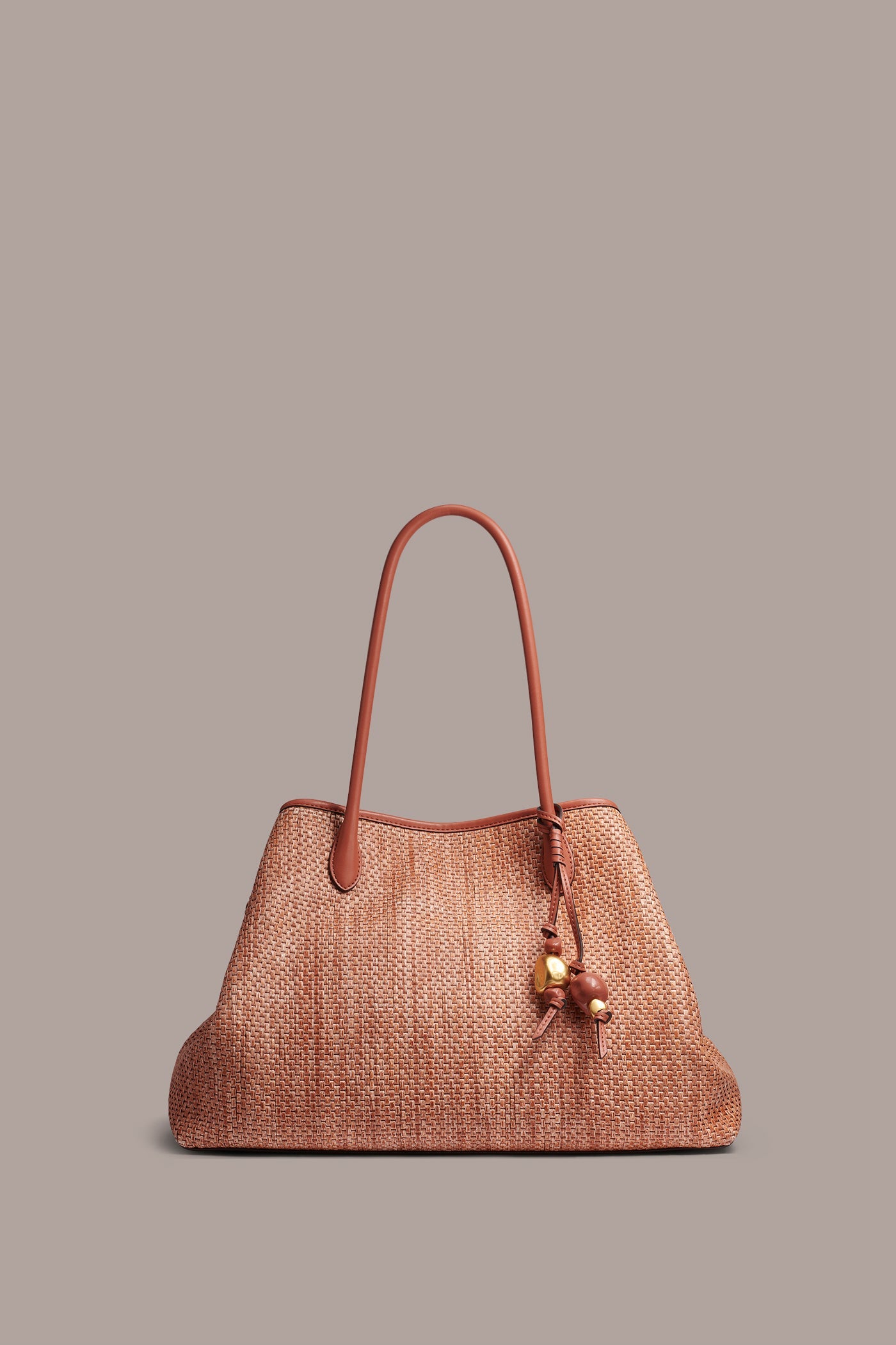 Amber WEEKEND MEDIUM RAFFIA TOTE Donna Karan