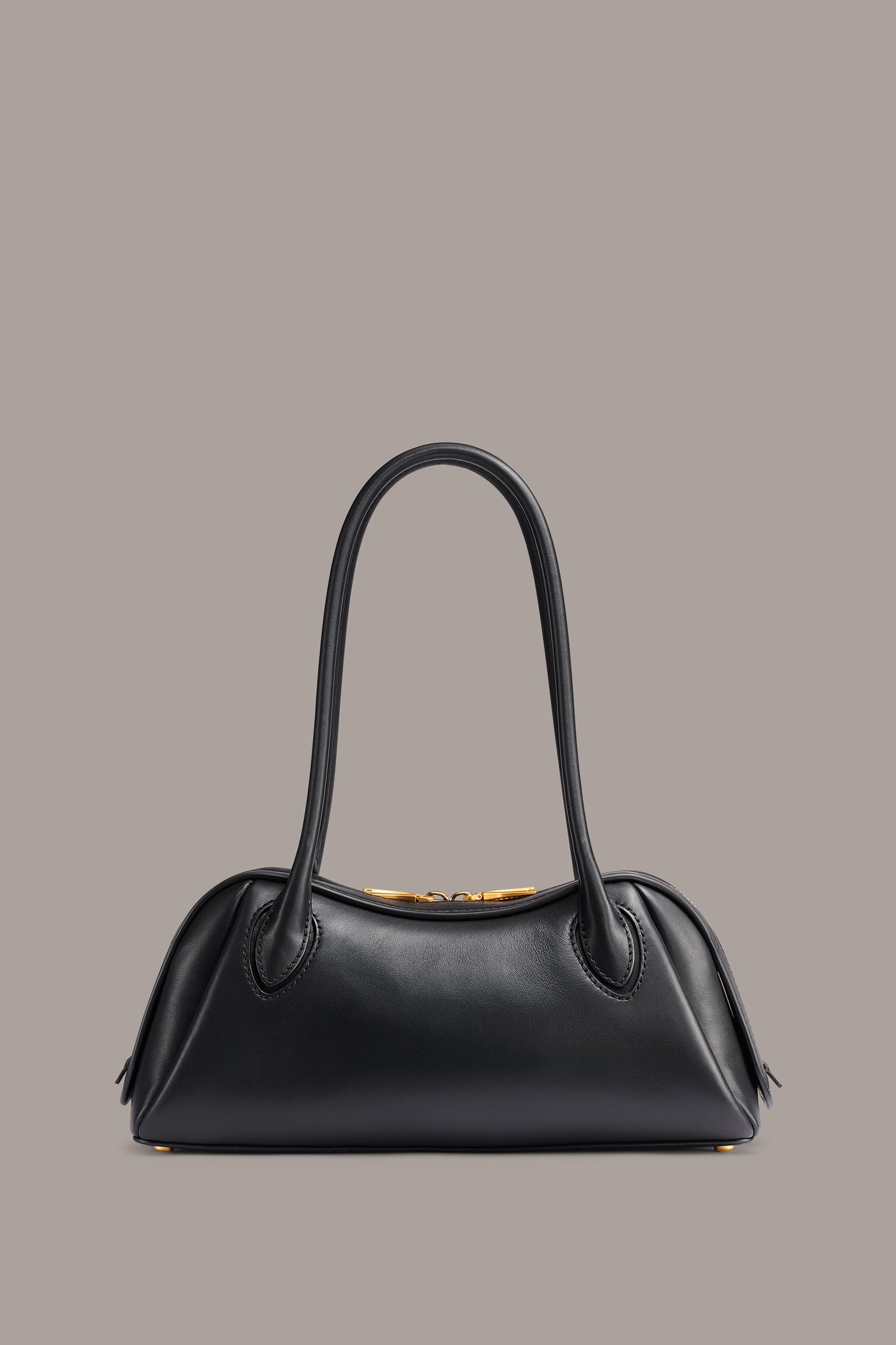 Black/Gold TERRY SHOULDER BAG Donna Karan
