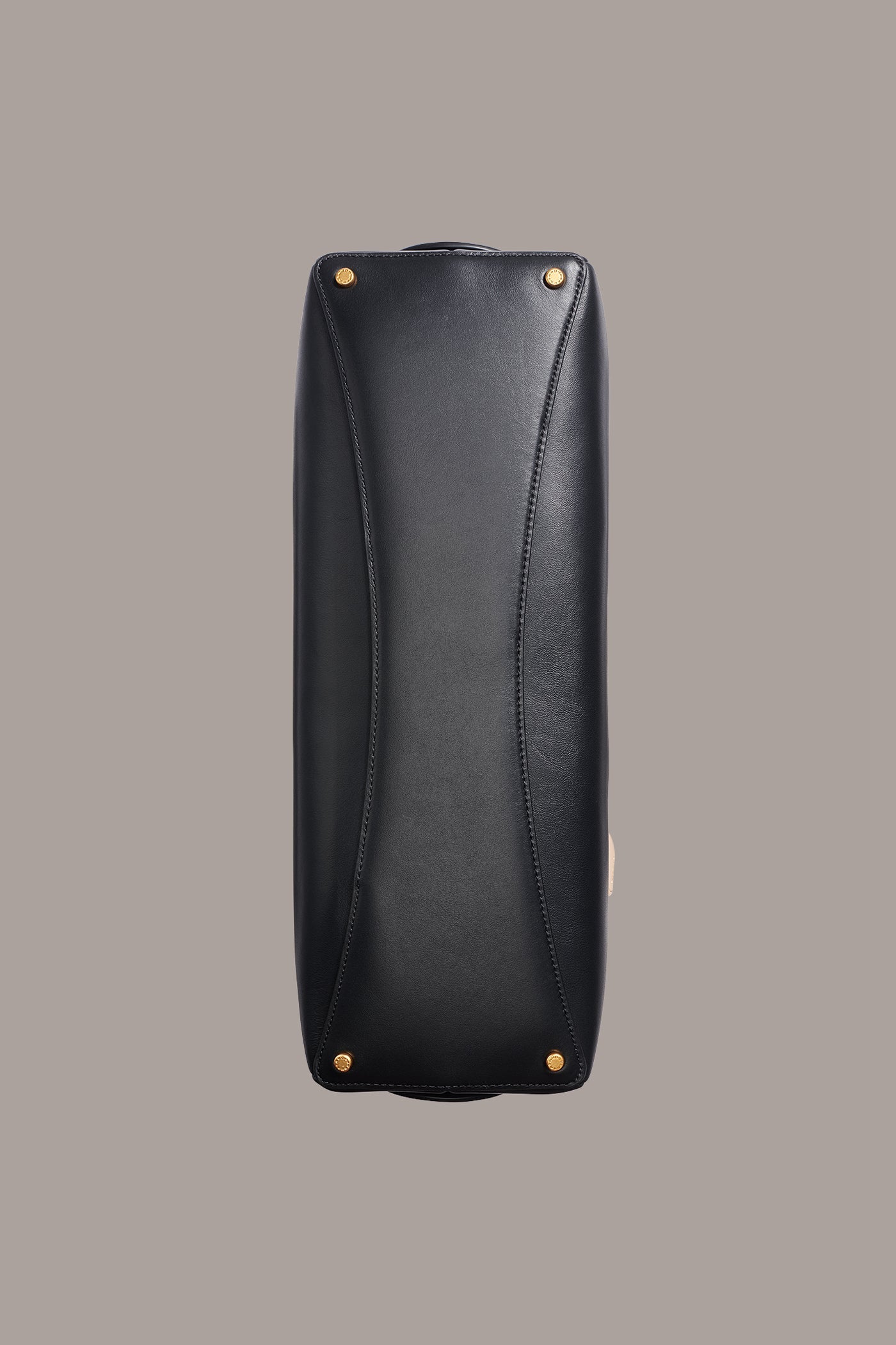 Black / Gold TERRY LARGE SHOULDER Donna Karan