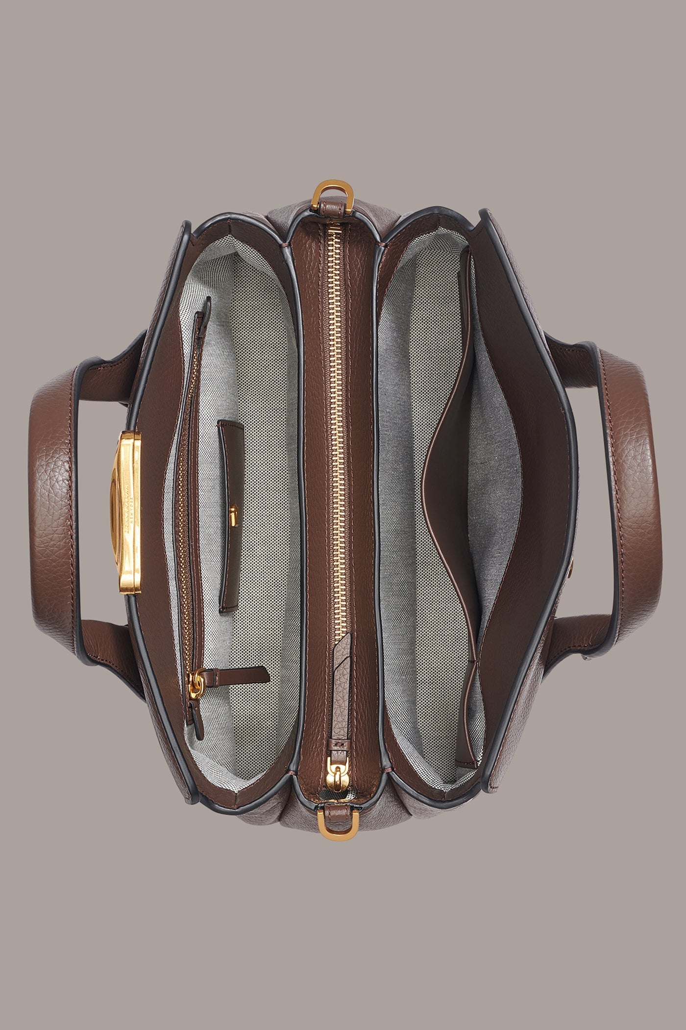 Umber AMAGANSETT SATCHEL BAG Donna Karan