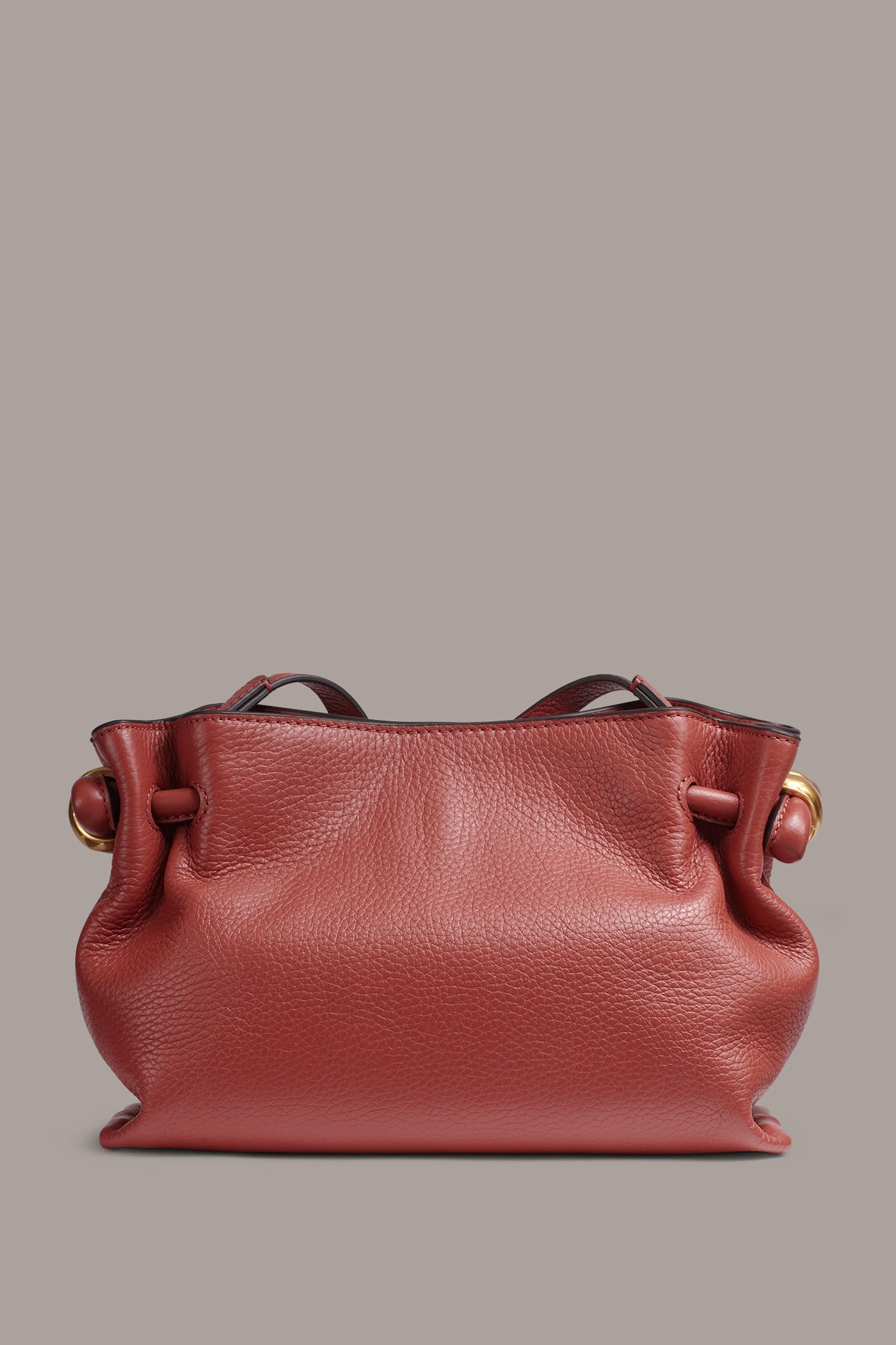 Sunbaked CASHMERE LEATHER CROSSBODY BAG Donna Karan