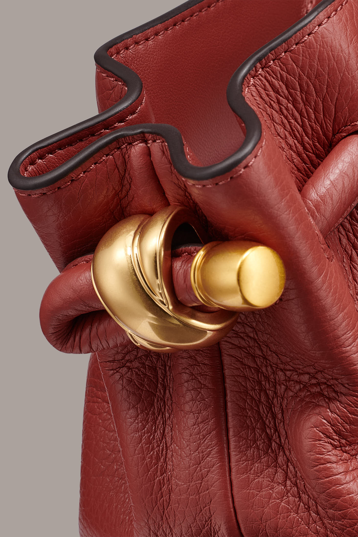 Sunbaked CASHMERE LEATHER CROSSBODY BAG Donna Karan