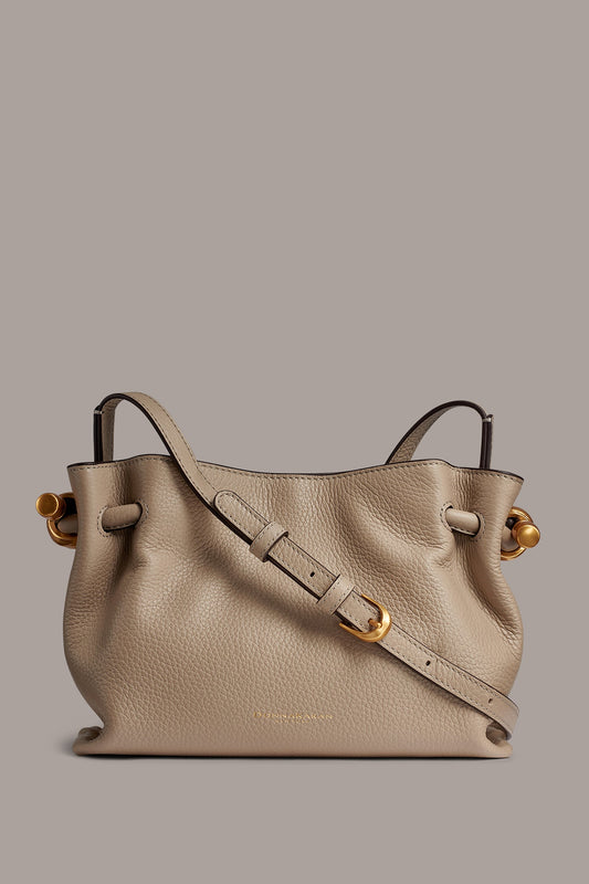 Moth CASHMERE LEATHER CROSSBODY BAG Donna Karan