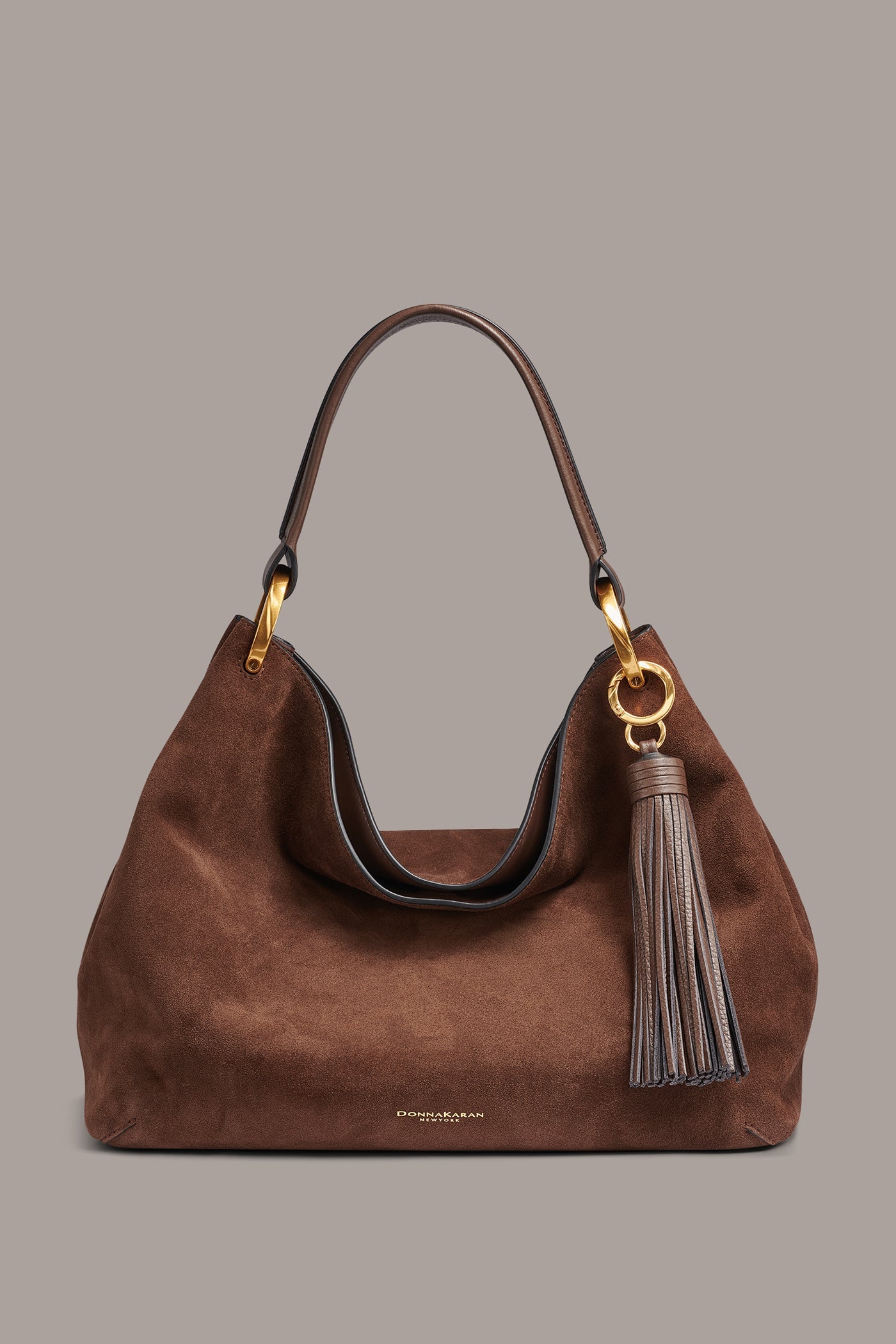 Chocolate GLENWOOD SHOULDER BAG Donna Karan