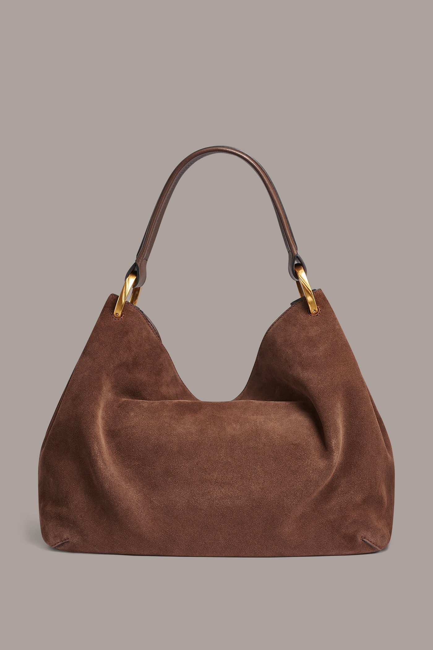 Chocolate GLENWOOD SHOULDER BAG Donna Karan