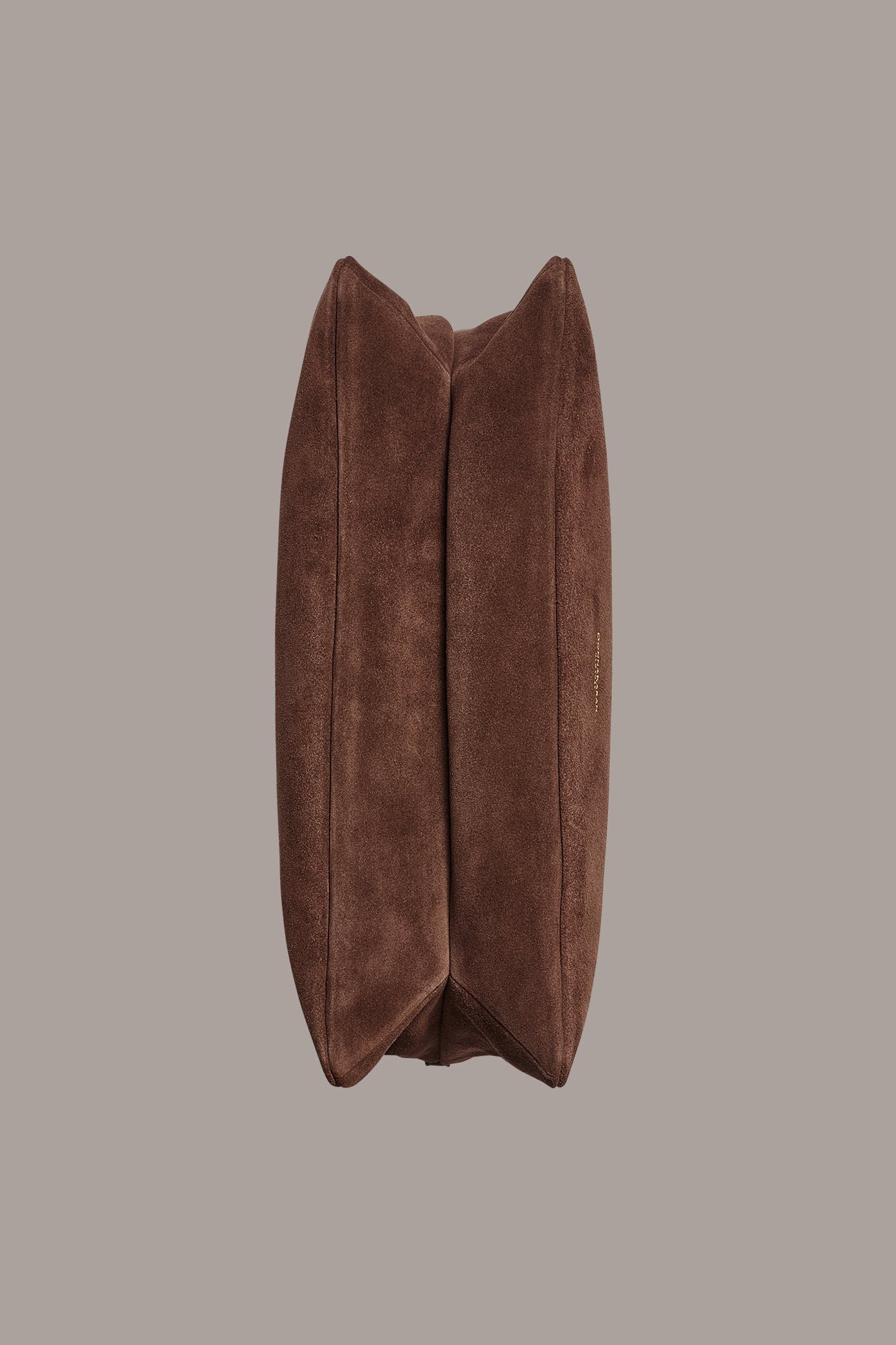Chocolate VELVET LARGE SHOULDER BAG Donna Karan