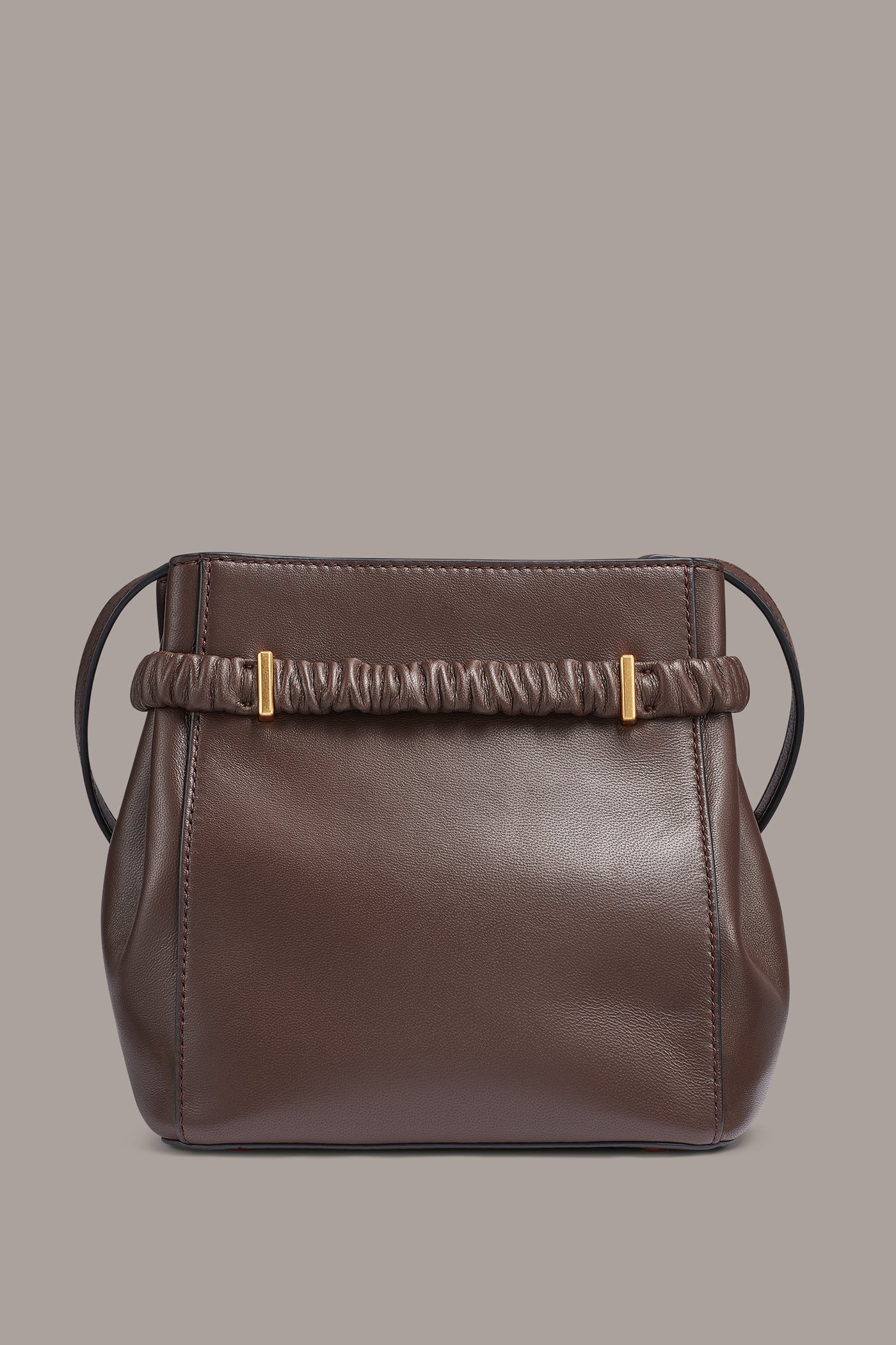 Umber GINGHAM LOGO CROSSBODY Donna Karan