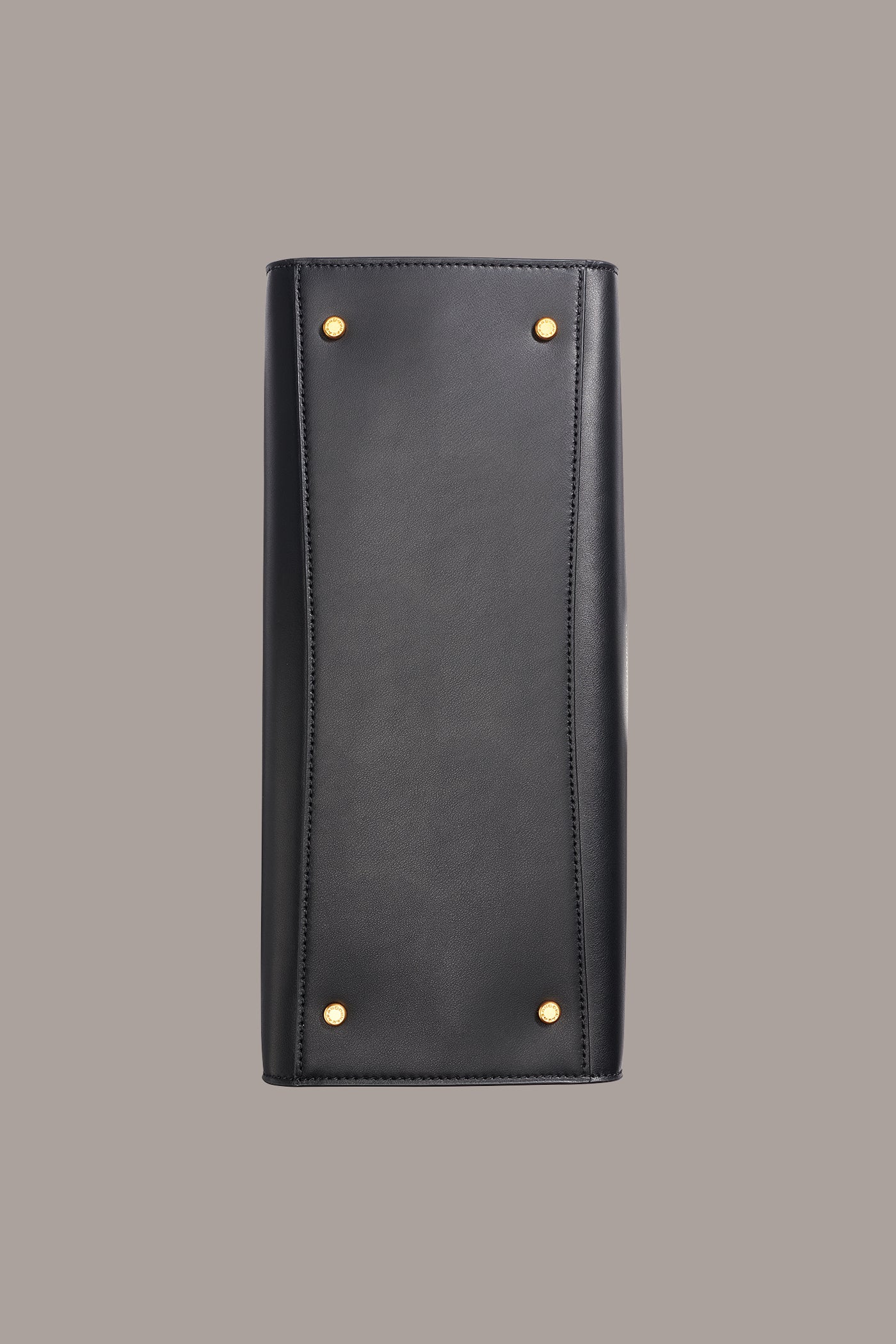 Black / Gold LODEN SATCHEL Donna Karan