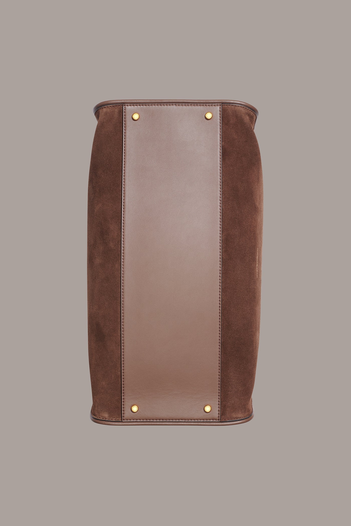 Chocolate SATIN TOTE Donna Karan