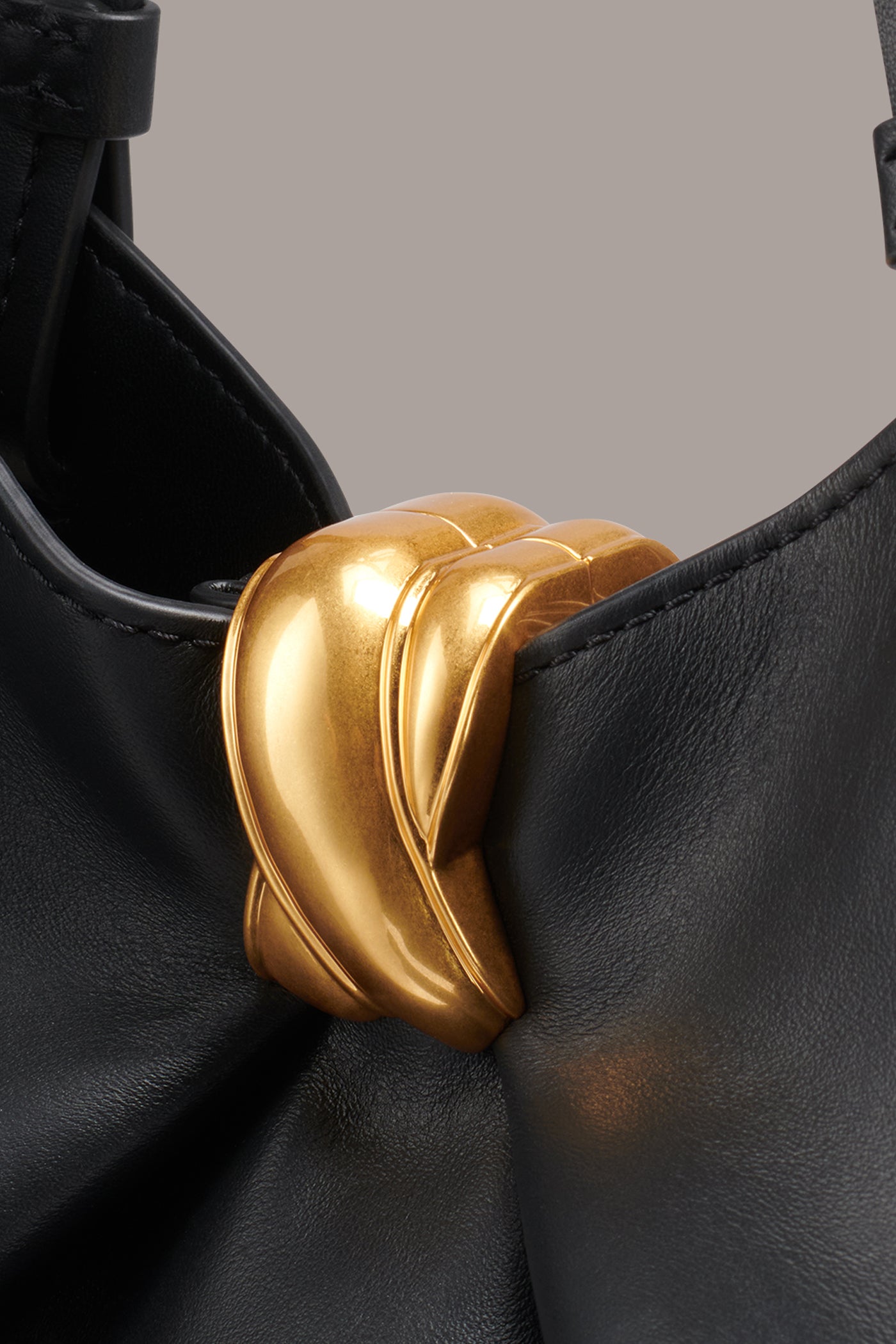 Black / Gold CAMBRIC TOTE Donna Karan