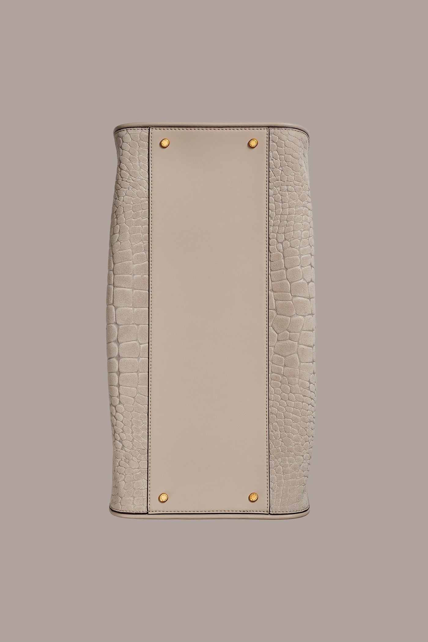 Moth SATIN CROC-EFFECT SUEDE TOTE Donna Karan