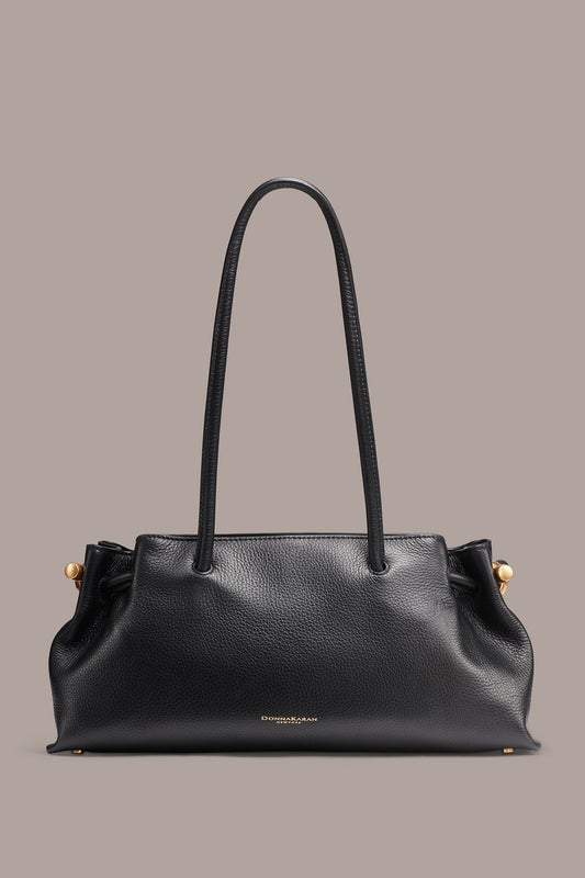 BLACK/GOLD CASHMERE MEDIUM TOTE Donna Karan