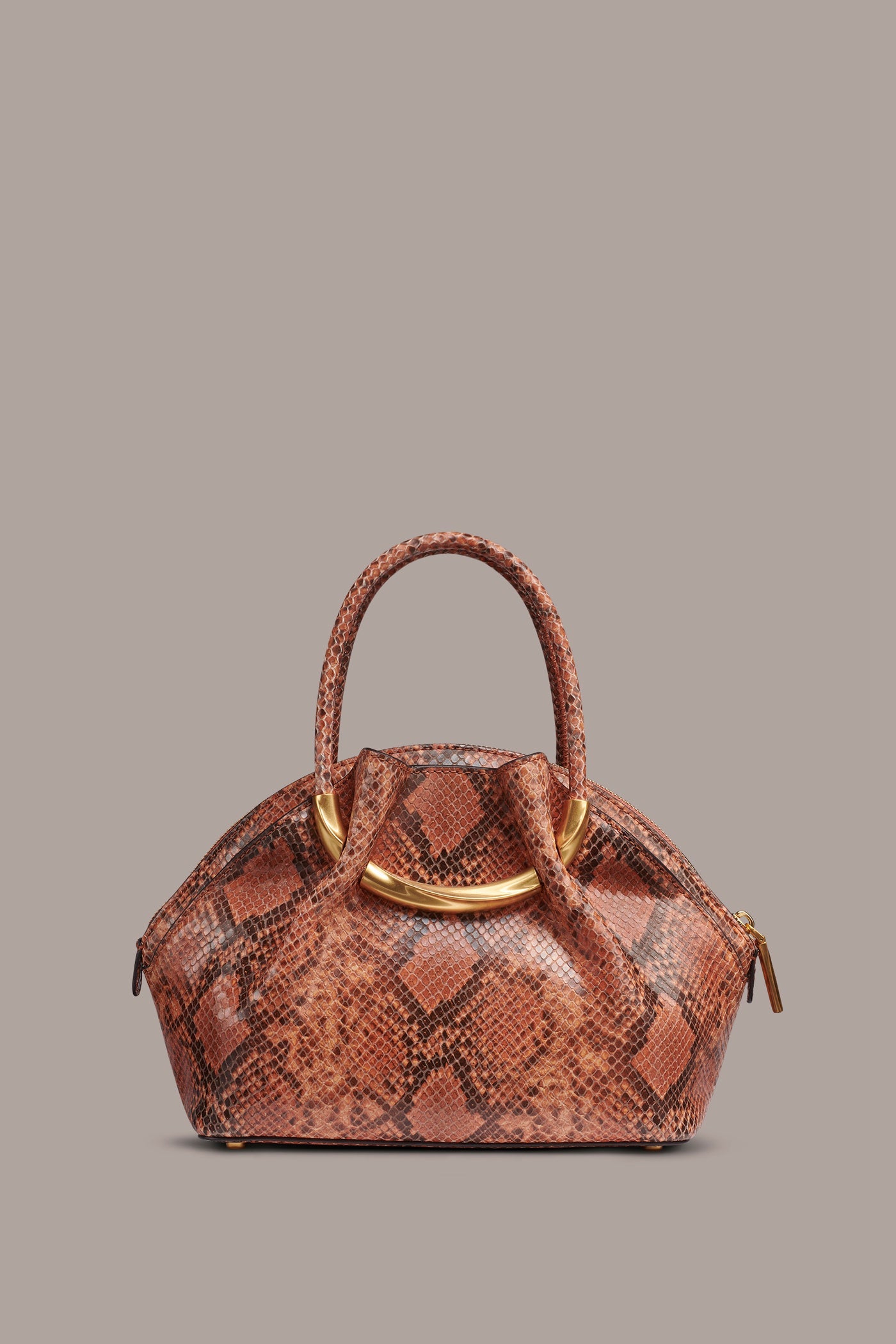 Amber OXFORD SNAKE-EFFECT LEATHER CROSSBODY BAG Donna Karan