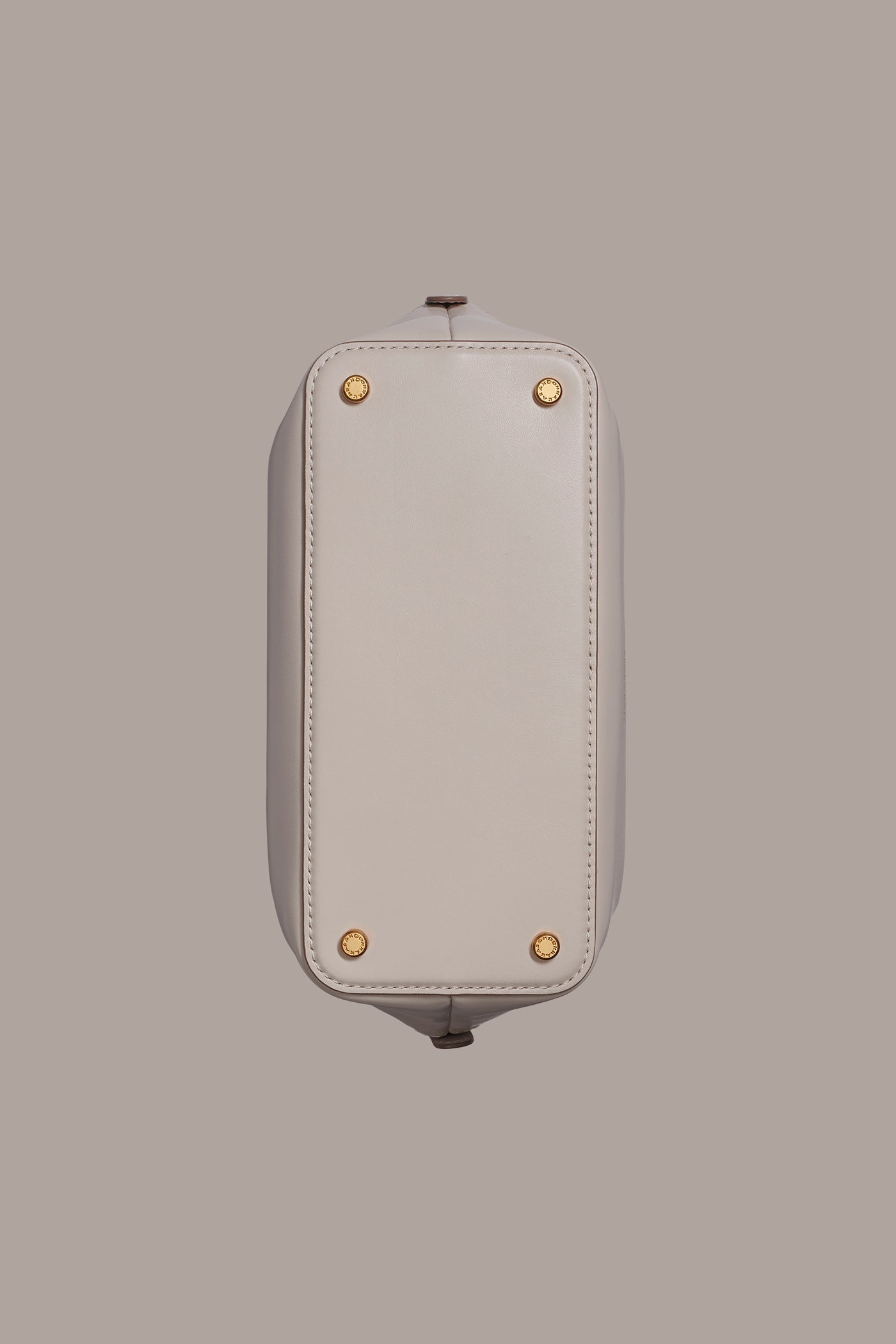 Sand OXFORD LEATHER CROSSBODY BAG Donna Karan