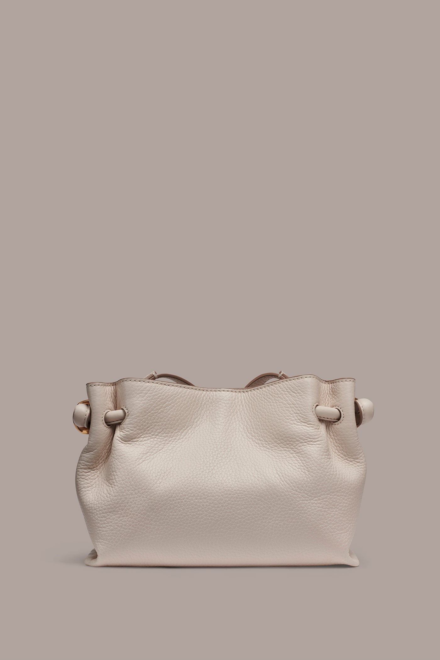 SAND CASHMERE LEATHER CROSSBODY BAG Donna Karan