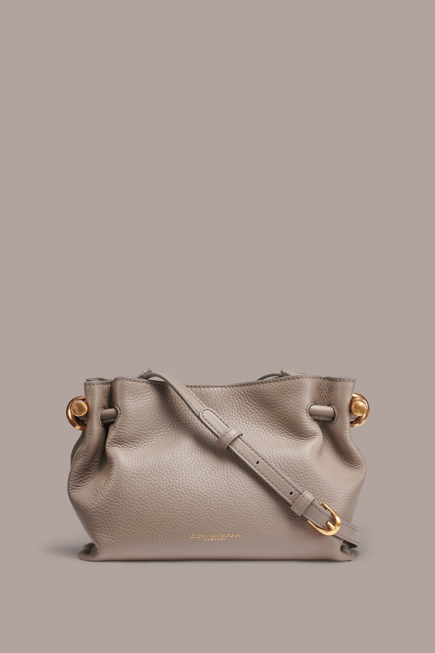 CLOUD CASHMERE LEATHER CROSSBODY BAG Donna Karan