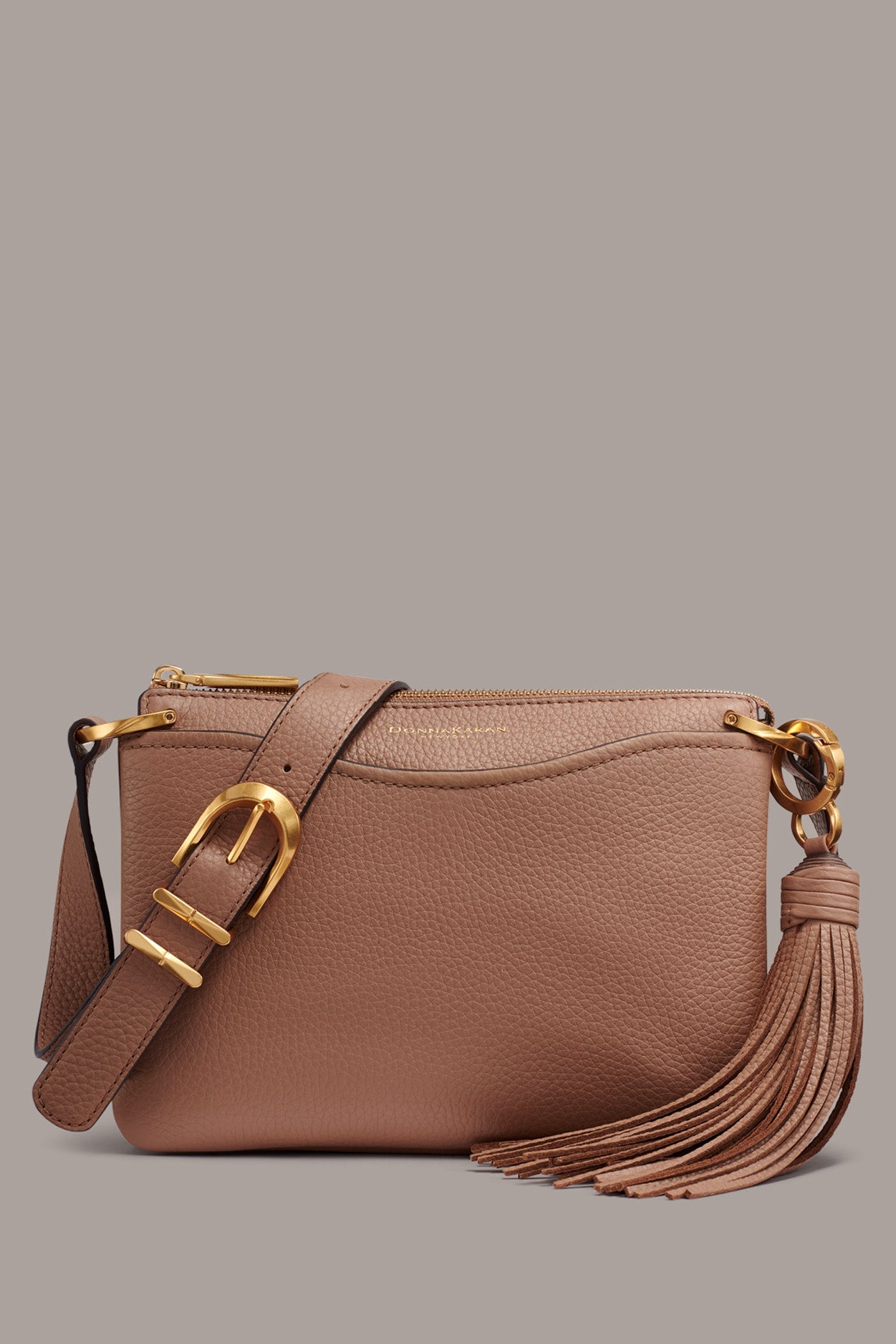 Beige GLENWOOD CROSSBODY BAG Donna Karan