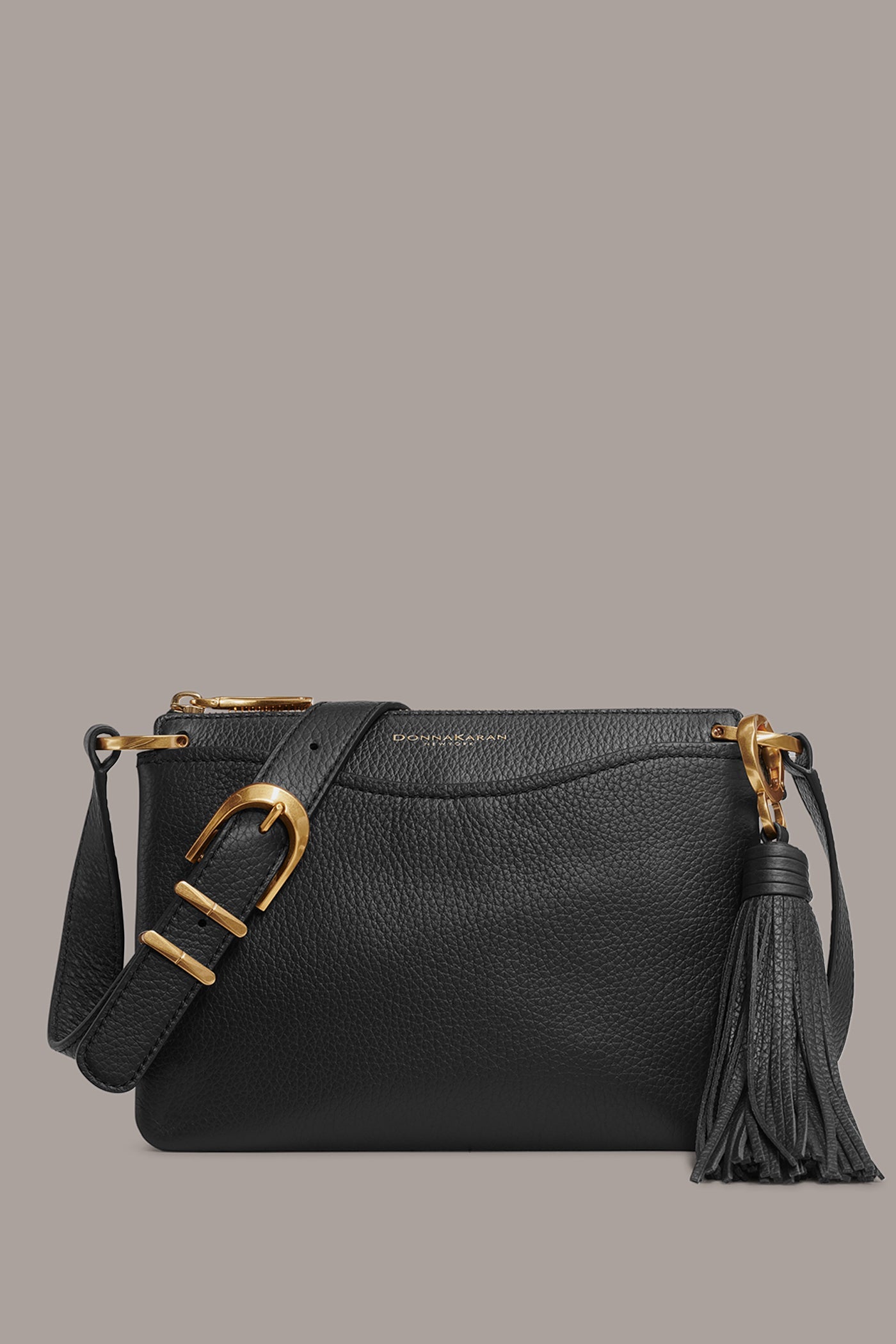 Black GLENWOOD CROSSBODY BAG Donna Karan