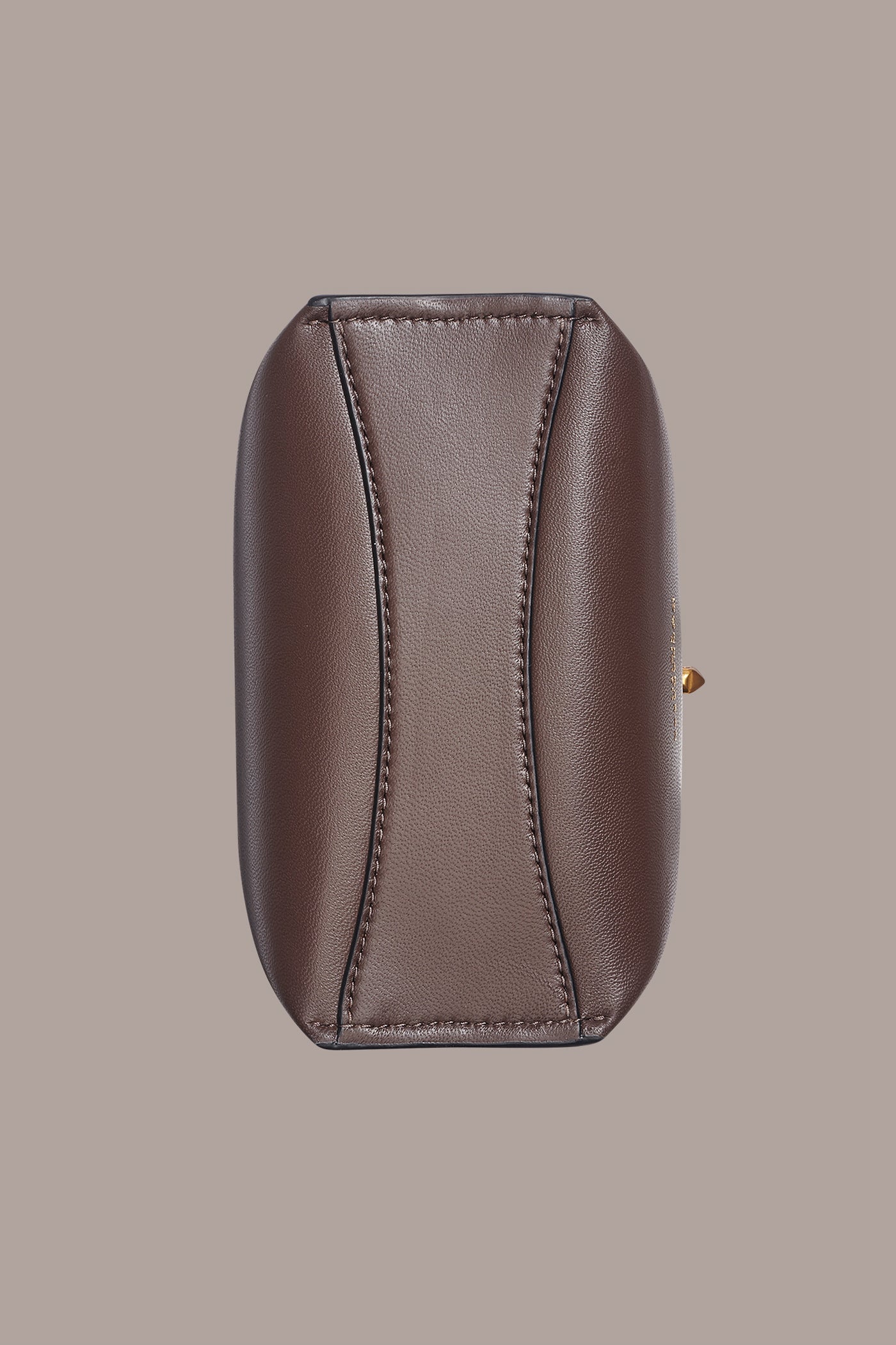 Umber BRIDGEHAMPTON LEATHER CROSSBODY BAG Donna Karan