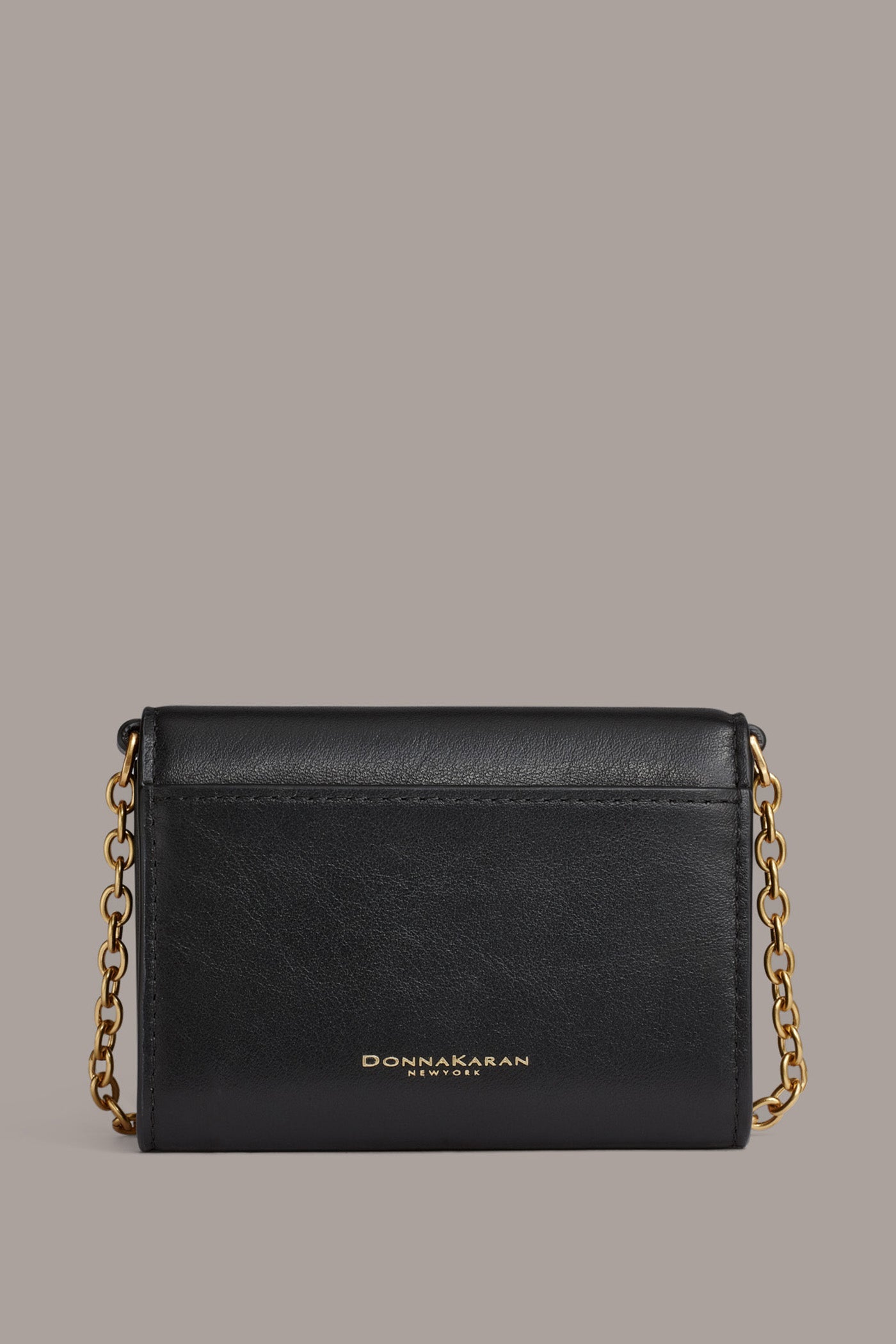 Black MALVERNE PAVE MINI CROSSBODY BAG Donna Karan